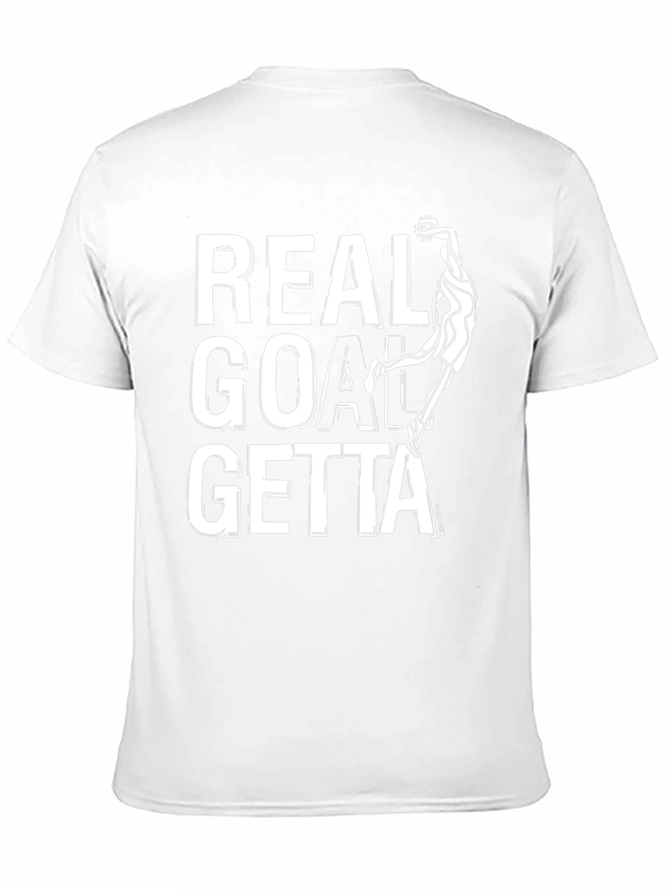 Real Goal Getta Black Graphic T-Shirt