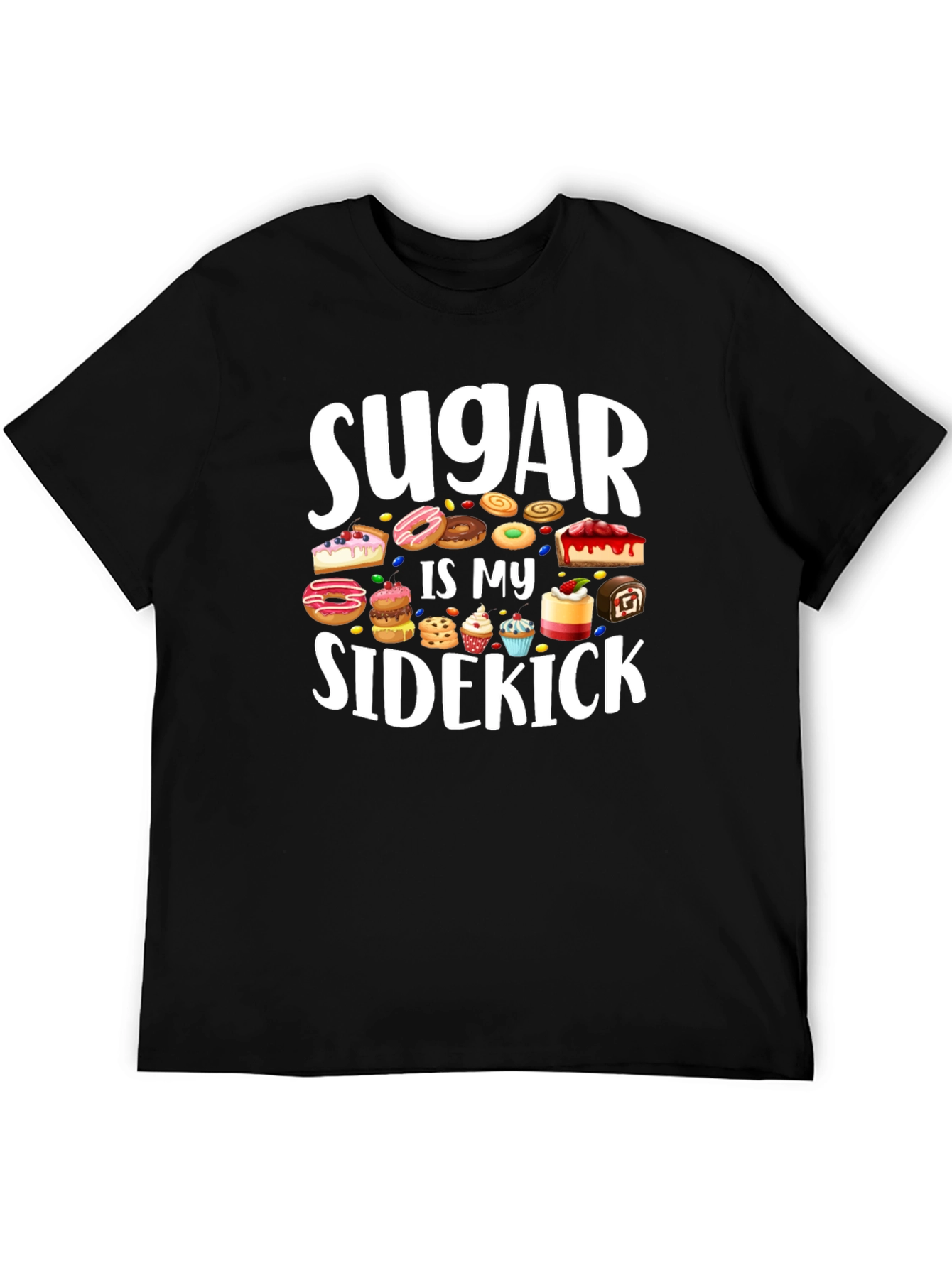 Sugar Is My Sidekick T-Shirt - Sweet Tooth Tee