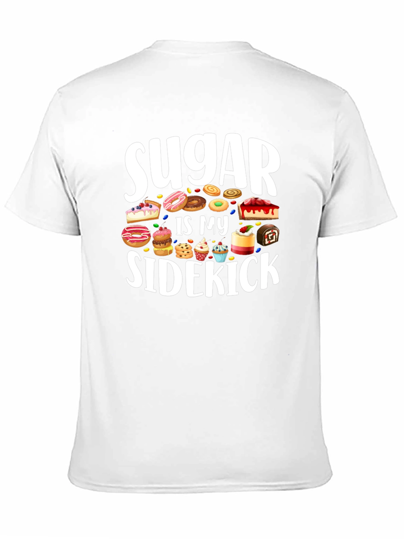 Sugar Is My Sidekick T-Shirt - Sweet Tooth Tee