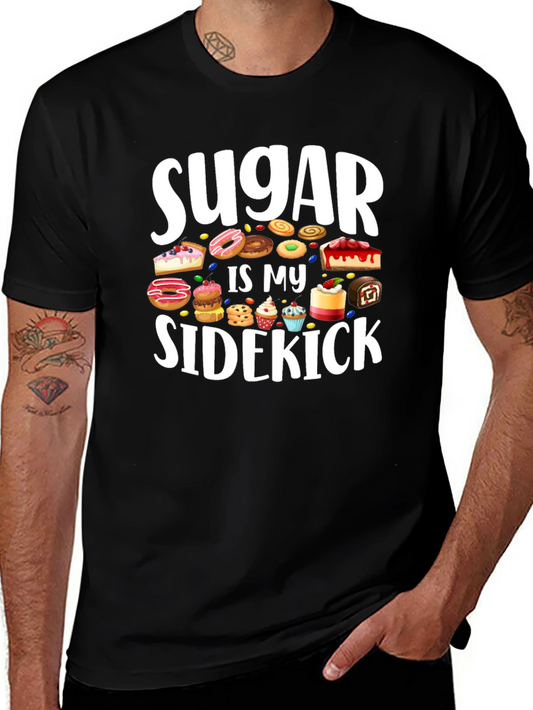 Sugar Is My Sidekick T-Shirt - Sweet Tooth Tee
