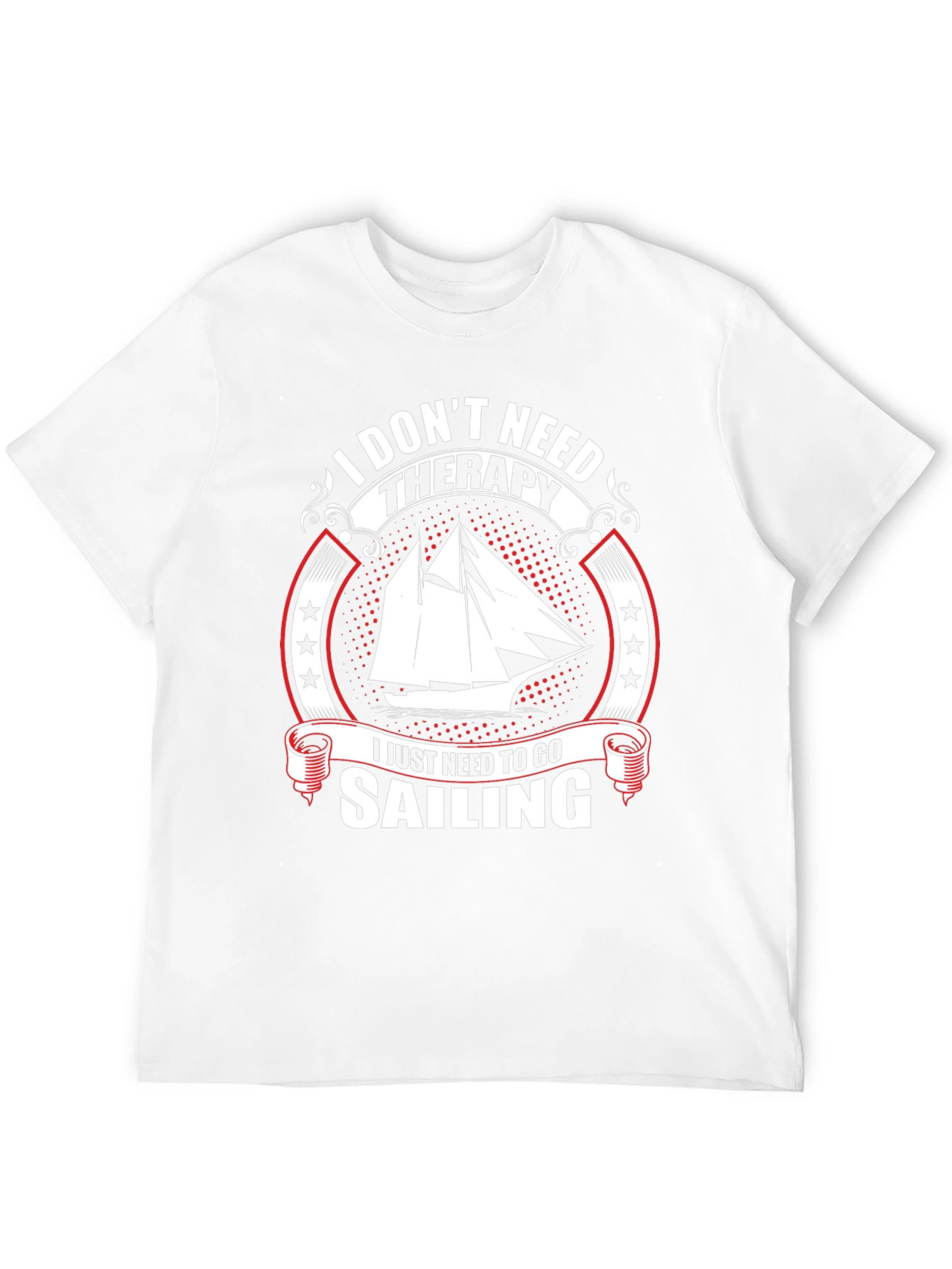 Sailboat Sailing Therapy T-Shirt