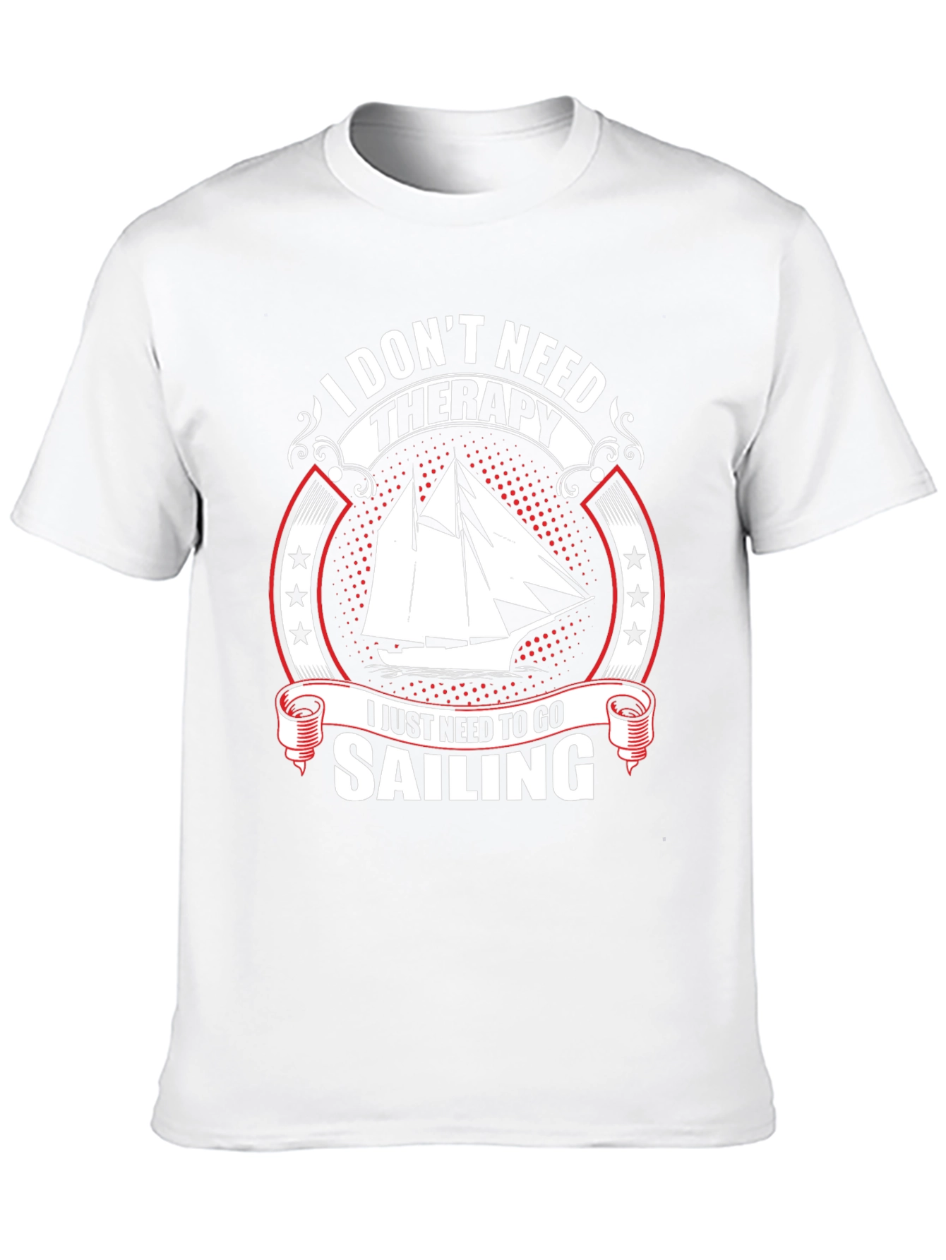 Sailboat Sailing Therapy T-Shirt