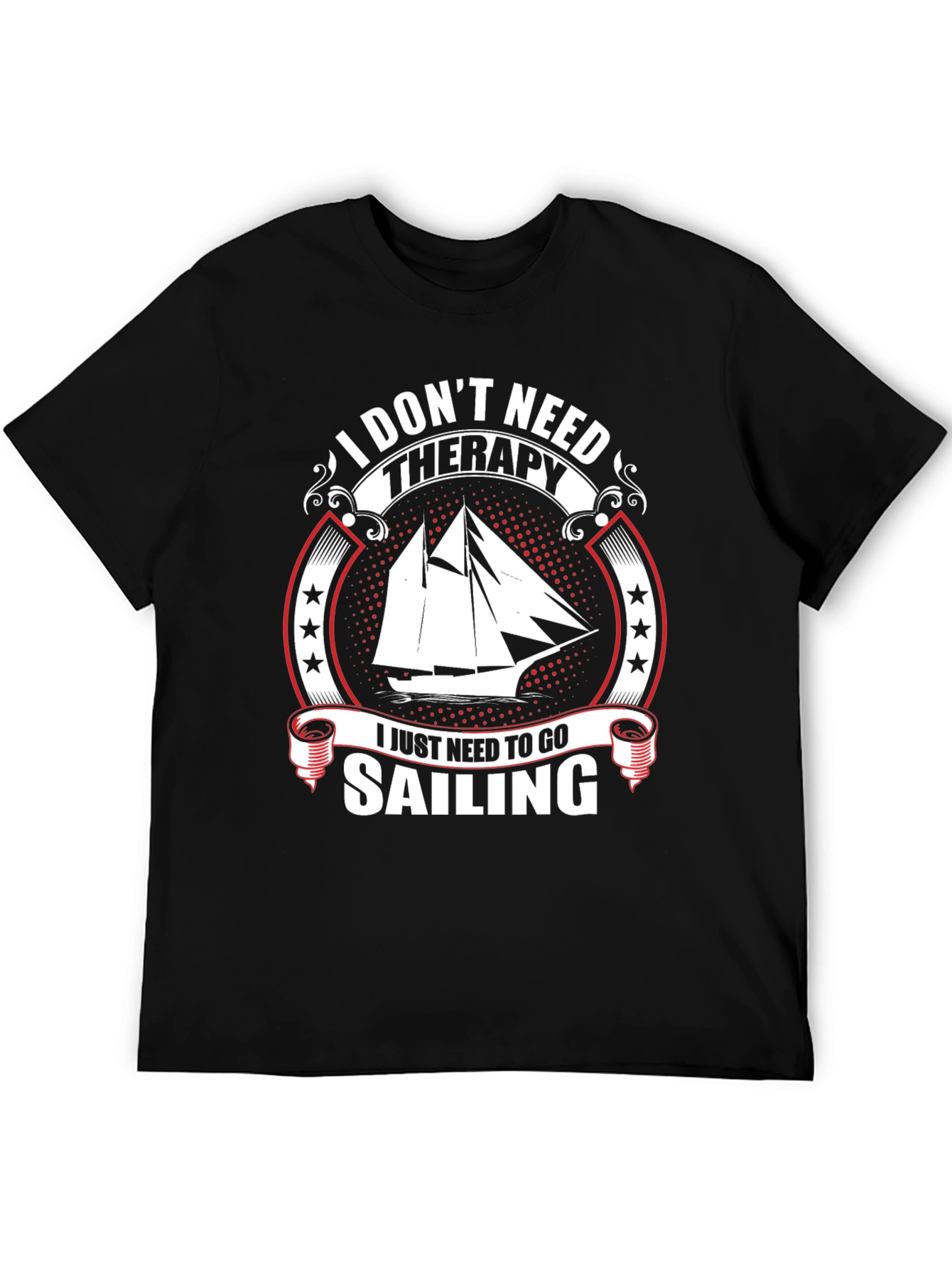Sailboat Sailing Therapy T-Shirt