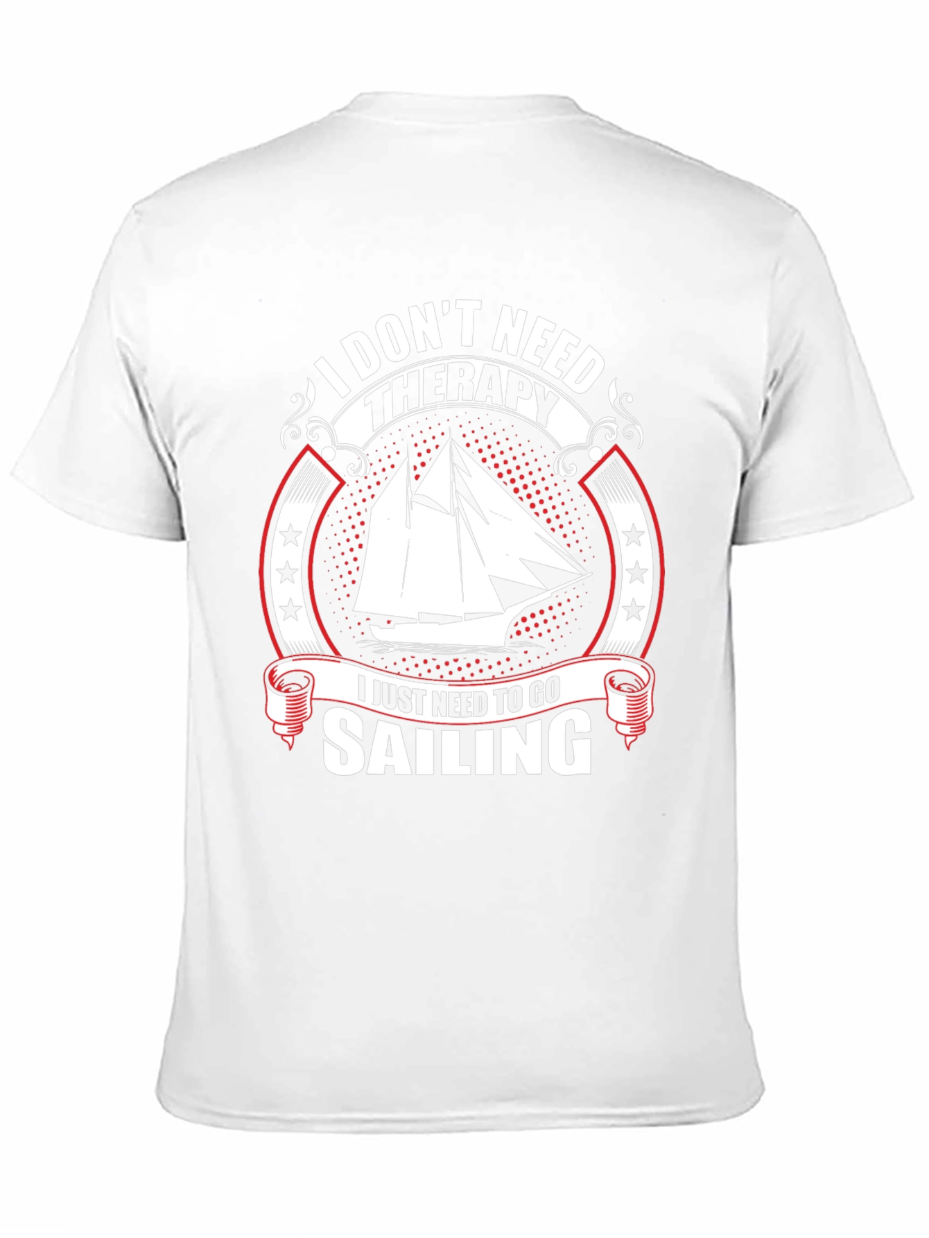 Sailboat Sailing Therapy T-Shirt