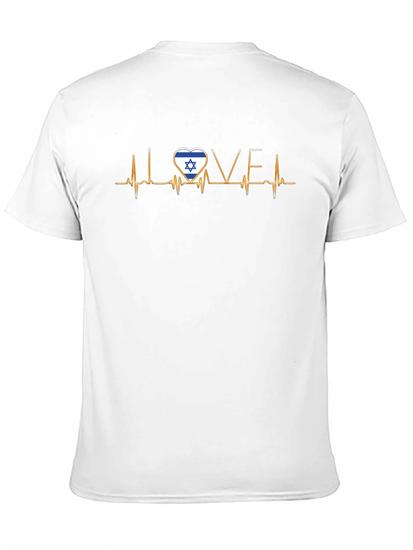 Israel Love Heartbeat T-Shirt