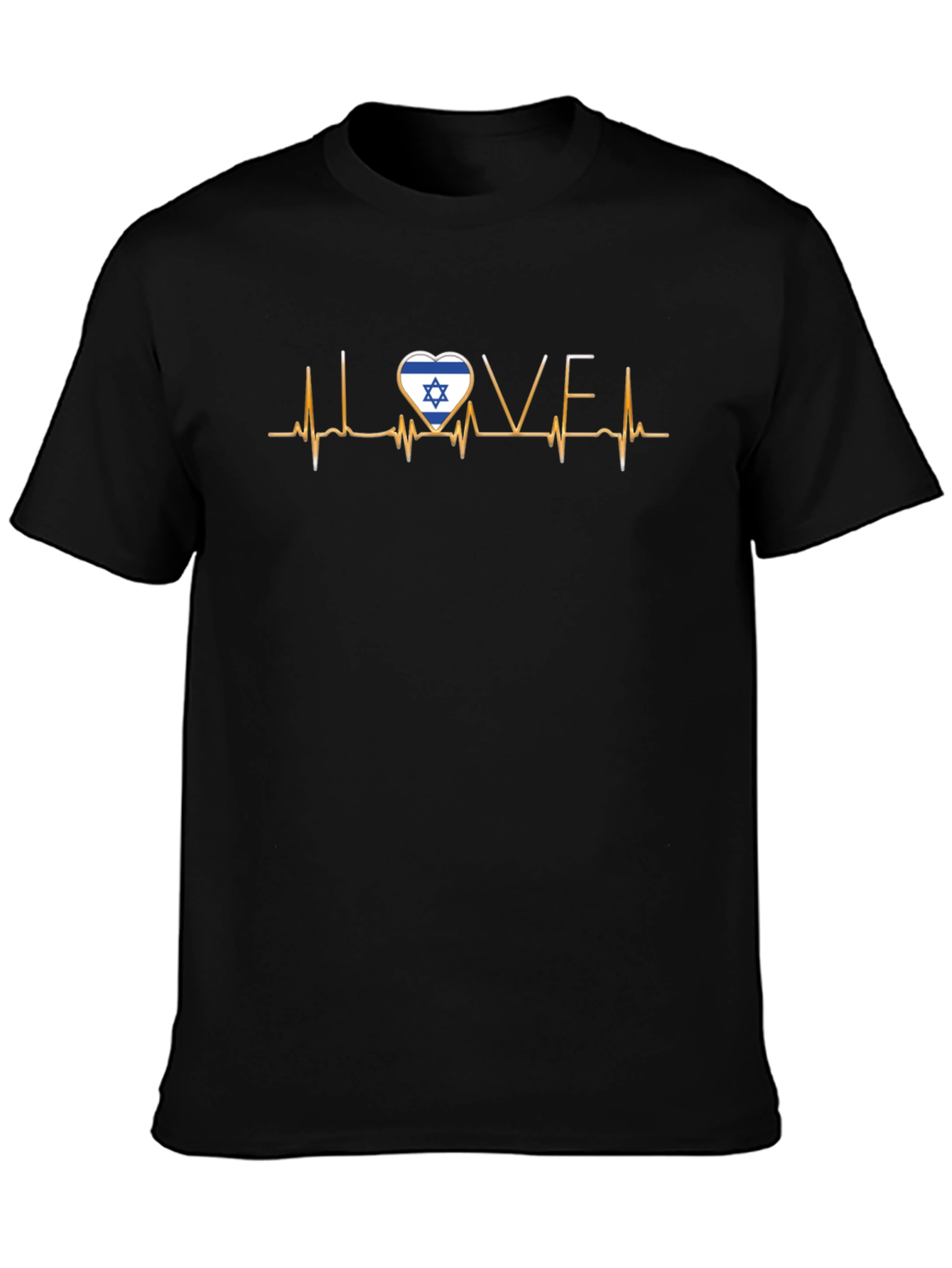 Israel Love Heartbeat T-Shirt