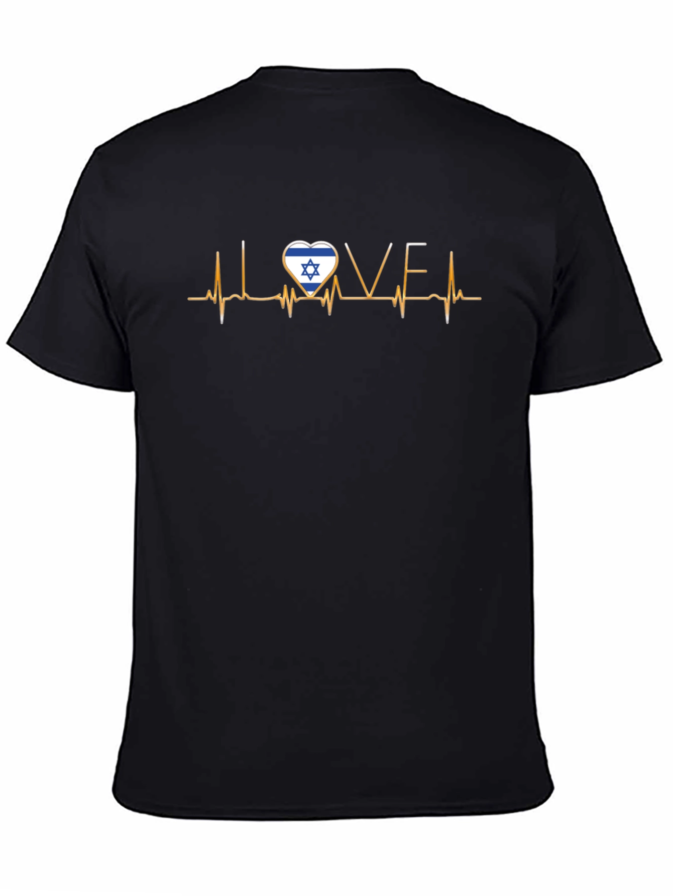 Israel Love Heartbeat T-Shirt