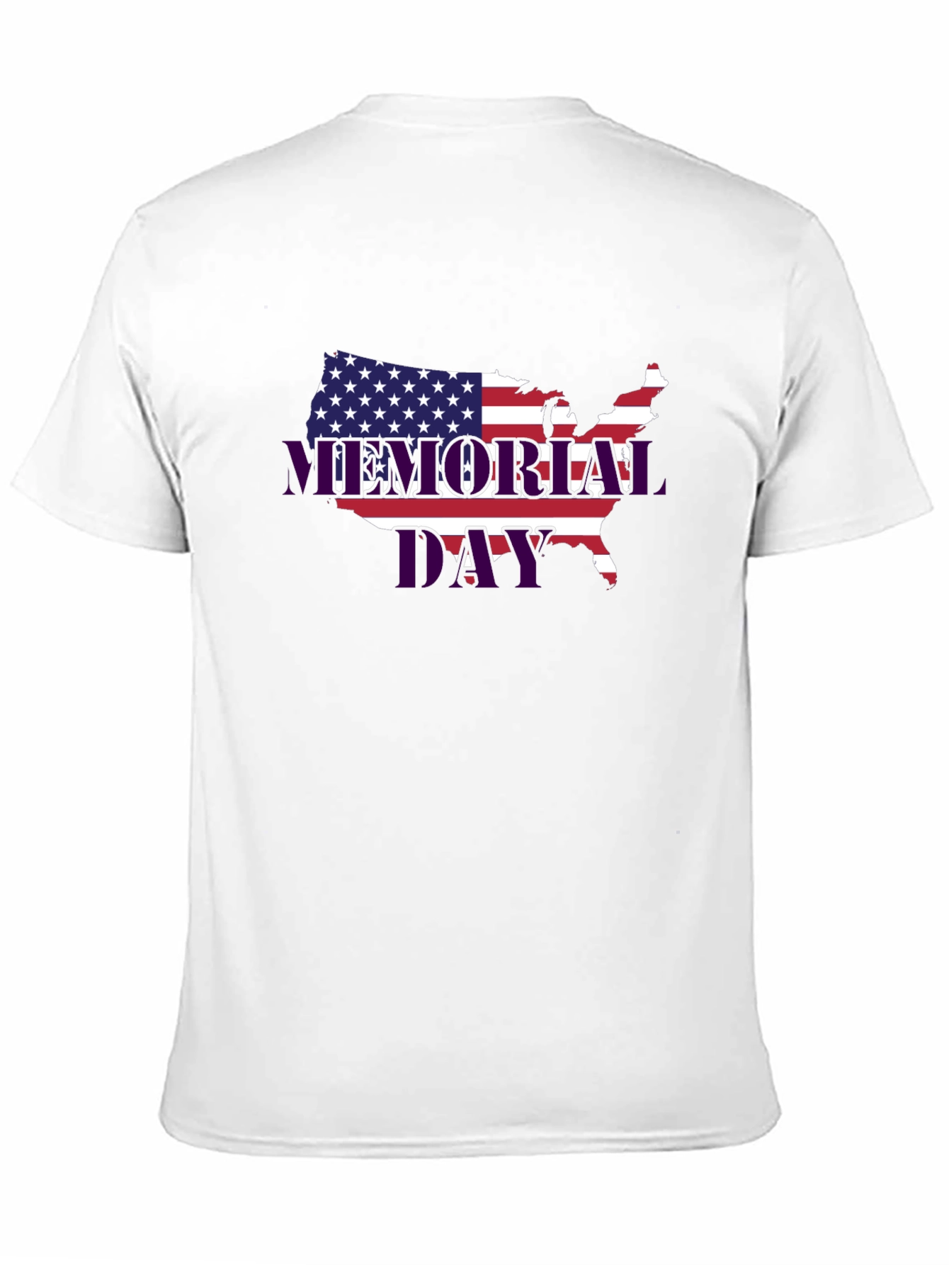 Memorial Day USA Flag T-Shirt