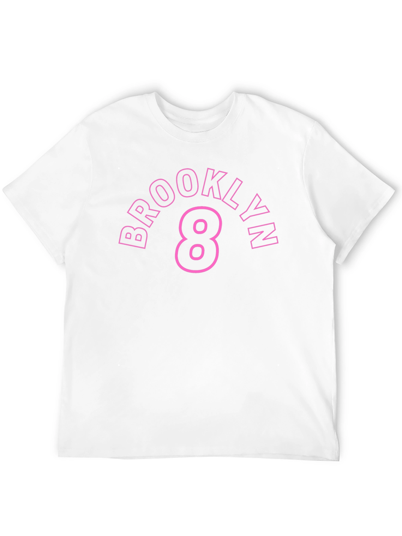 Brooklyn 8 Pink Graphic Black T-Shirt