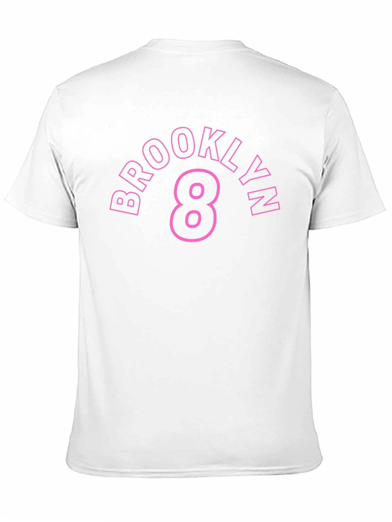 Brooklyn 8 Pink Graphic Black T-Shirt