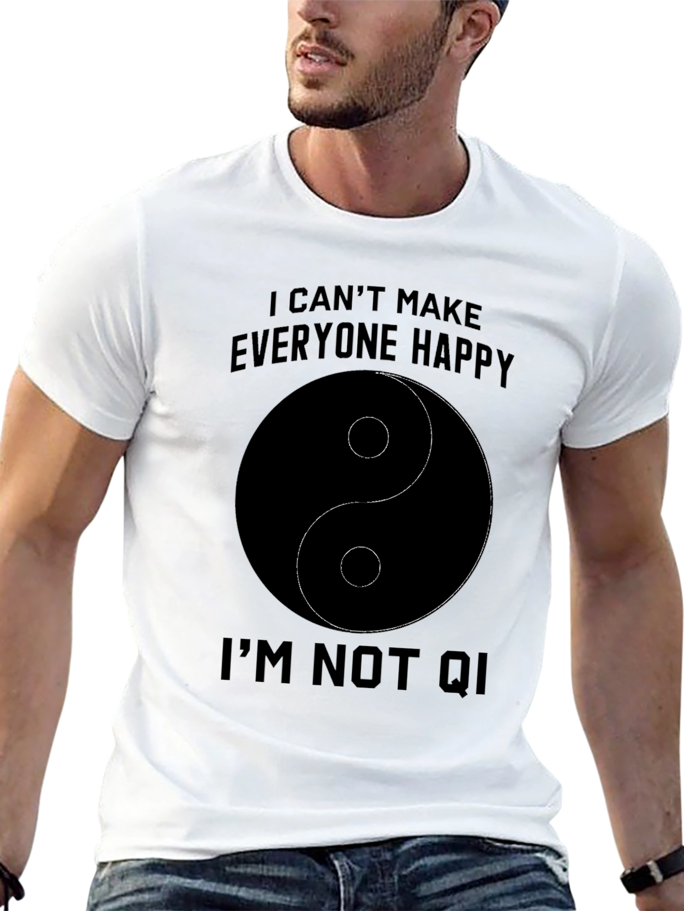 Humorous Yin Yang Im Not Qi T-Shirt