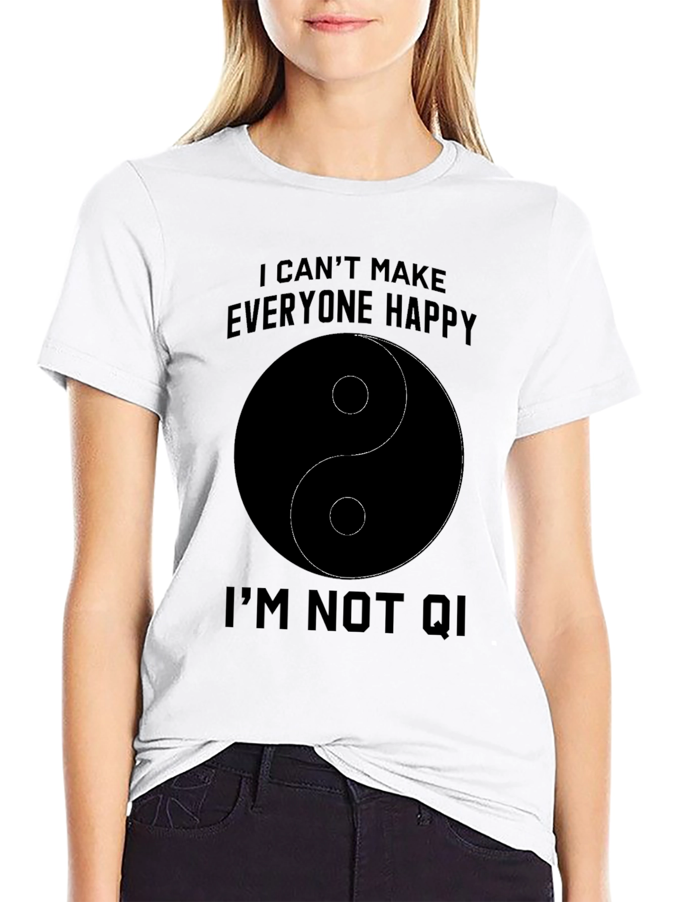 Humorous Yin Yang Im Not Qi T-Shirt
