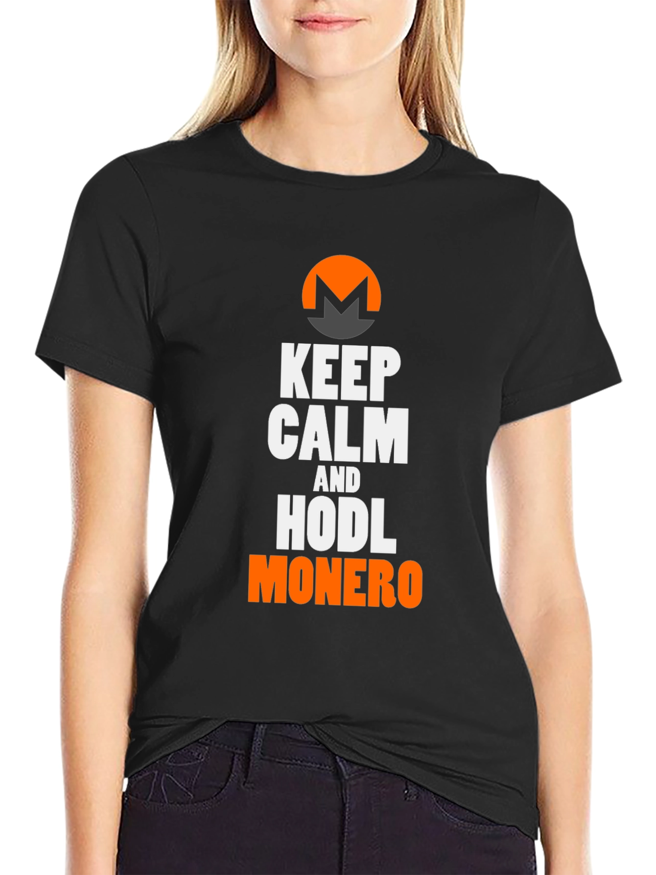 Keep Calm & HODL Monero Crypto T-Shirt