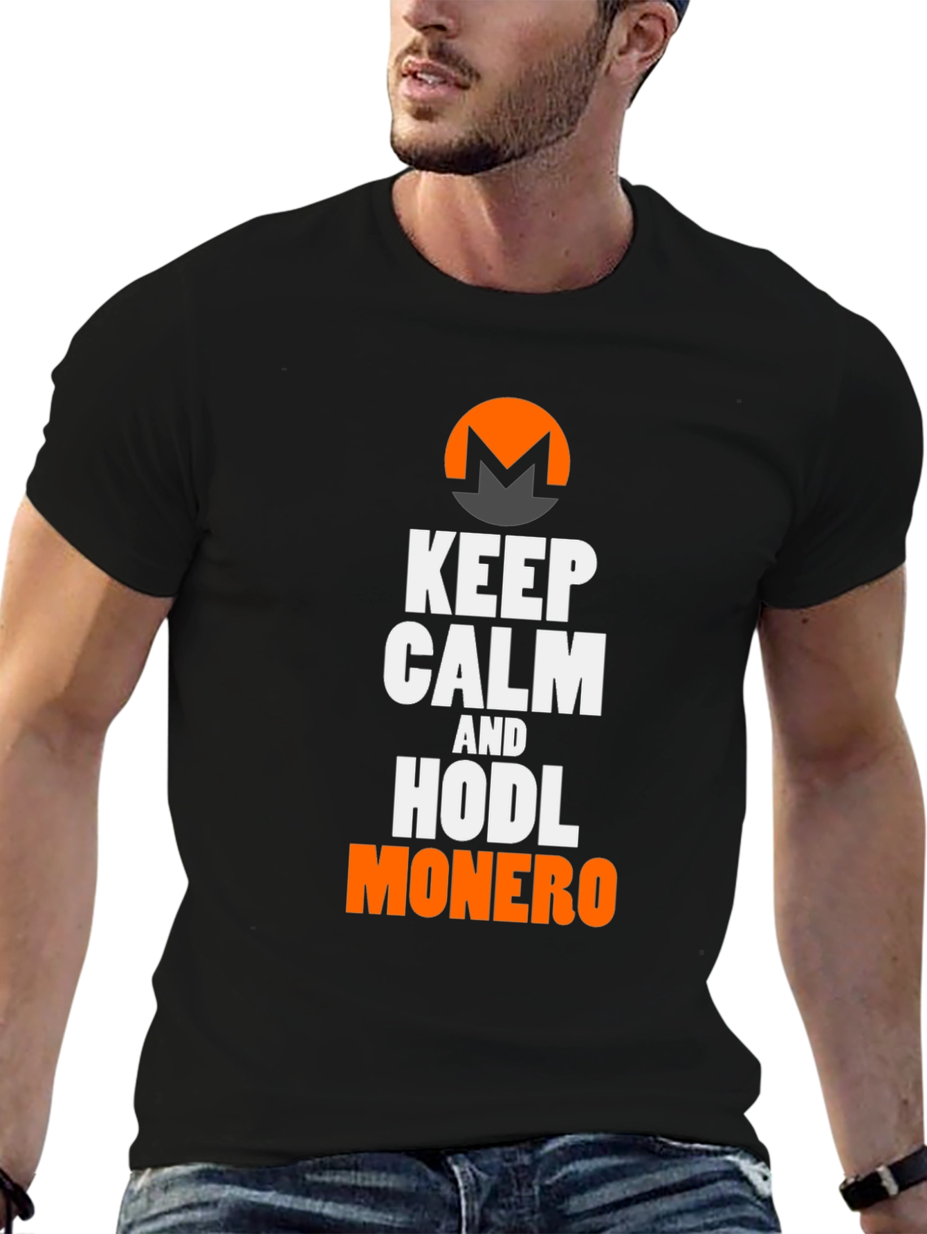 Keep Calm & HODL Monero Crypto T-Shirt