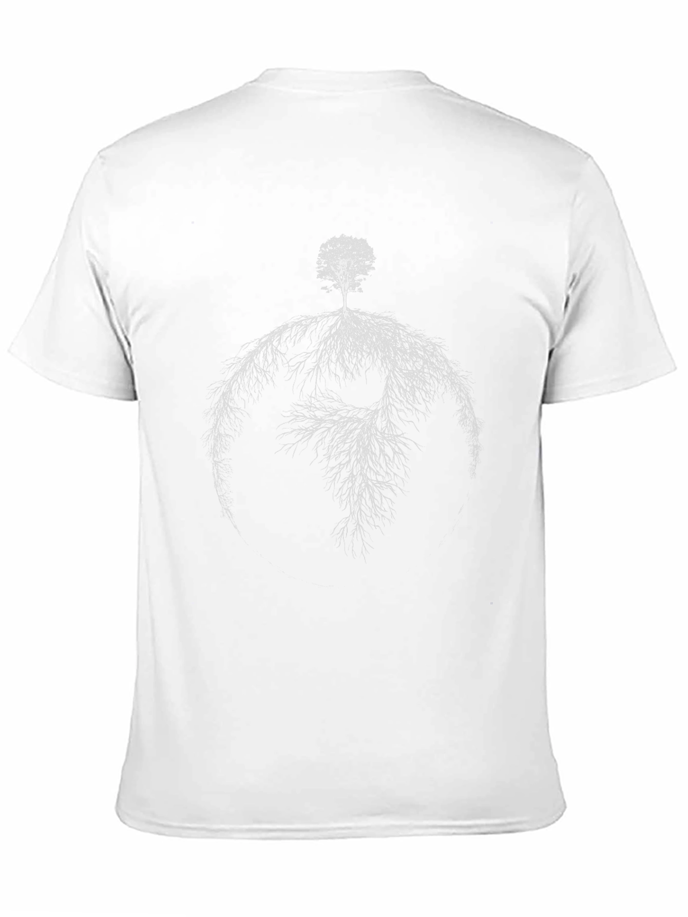 Tree of Life Black T-Shirt - Unique Root Design