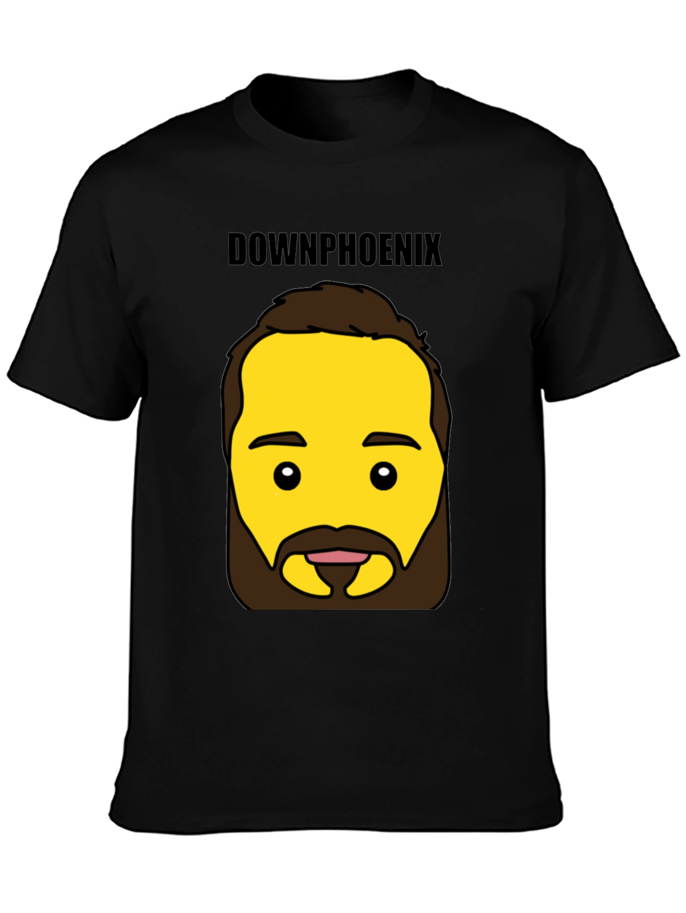 DownPhoenix Graphic Tee - Black