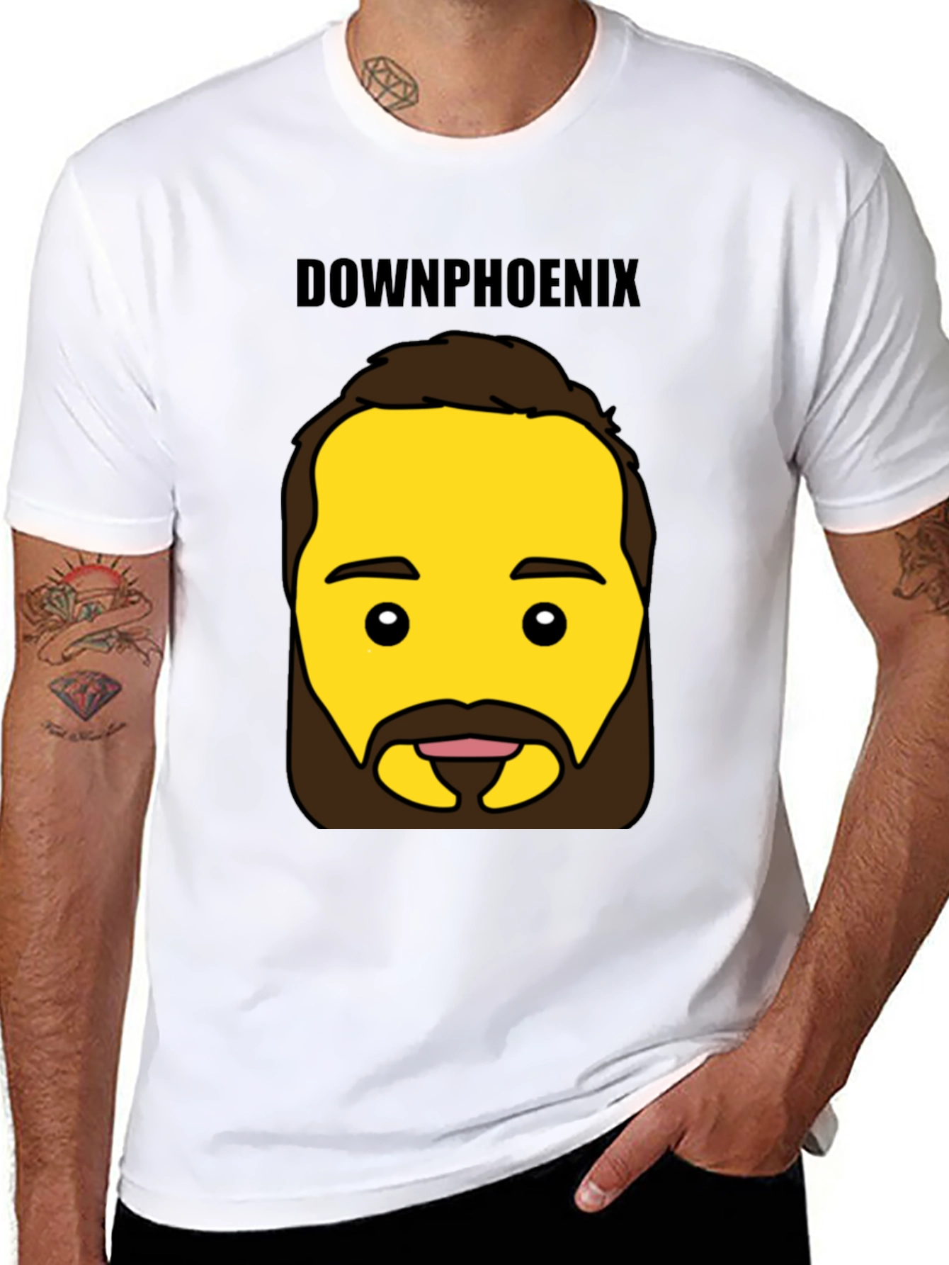 DownPhoenix Graphic Tee - Black