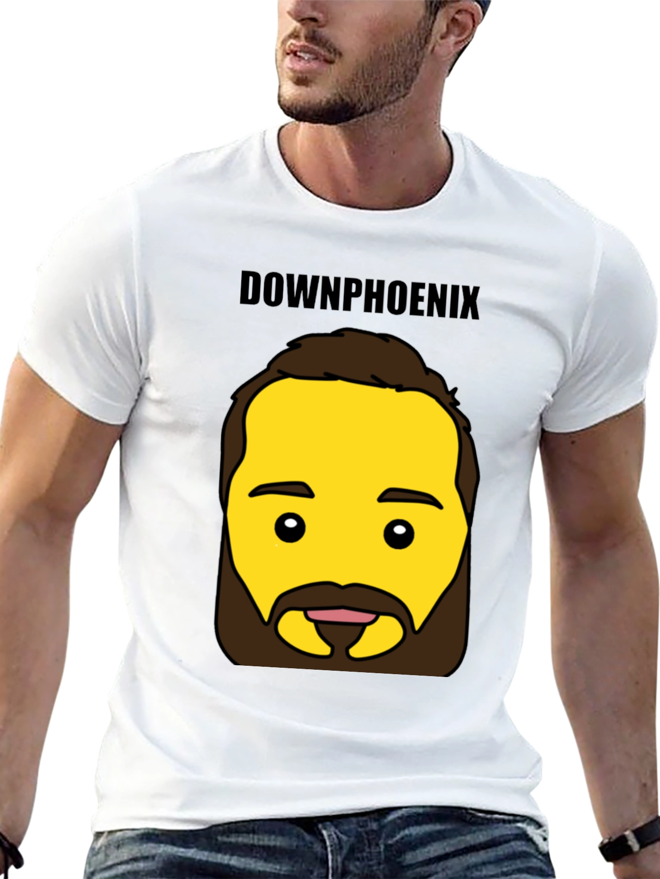 DownPhoenix Graphic Tee - Black