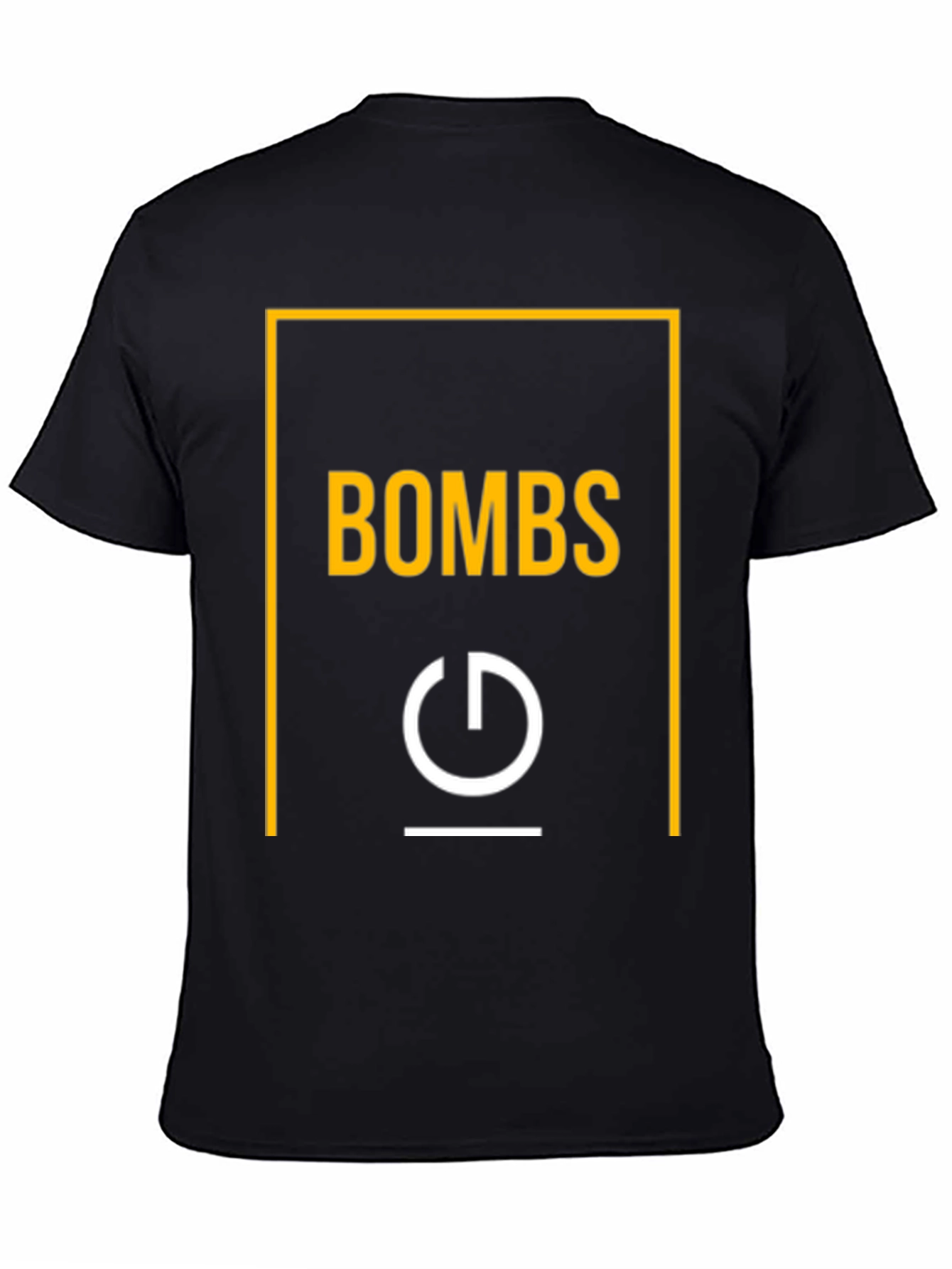 Bombs Graphic Tee - Trendy Power Button Design