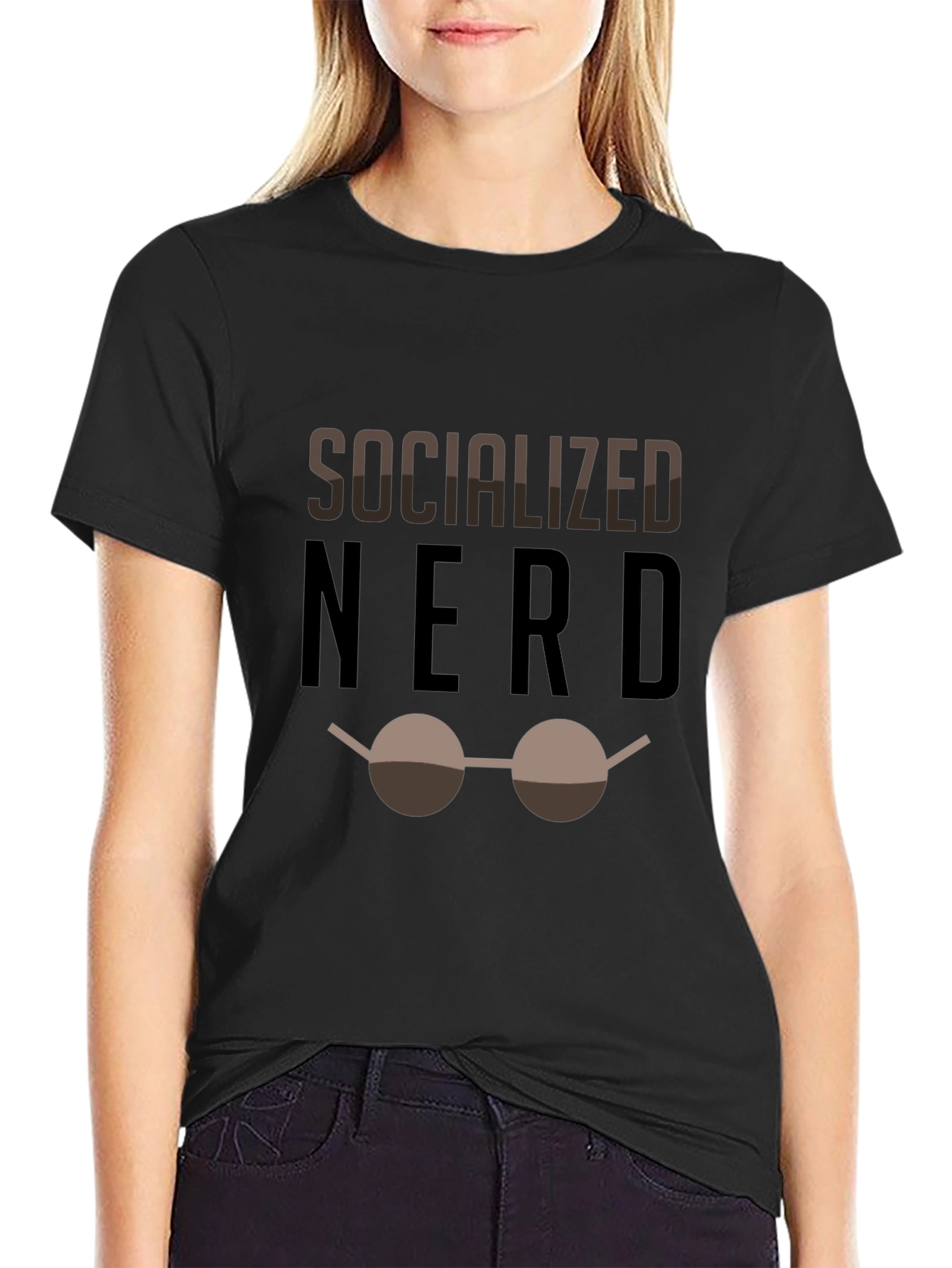 Socialized Nerd Graphic T-Shirt