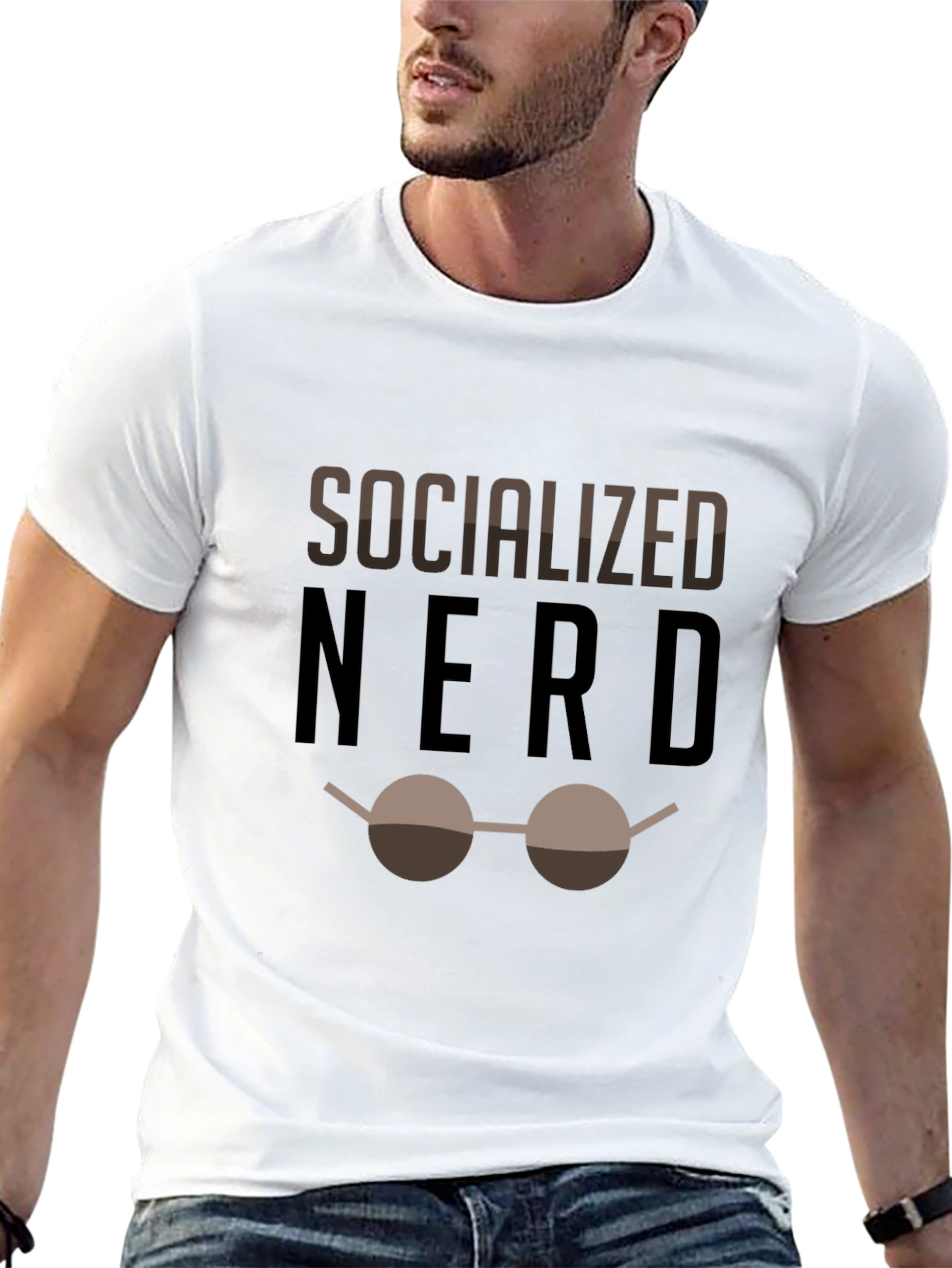 Socialized Nerd Graphic T-Shirt