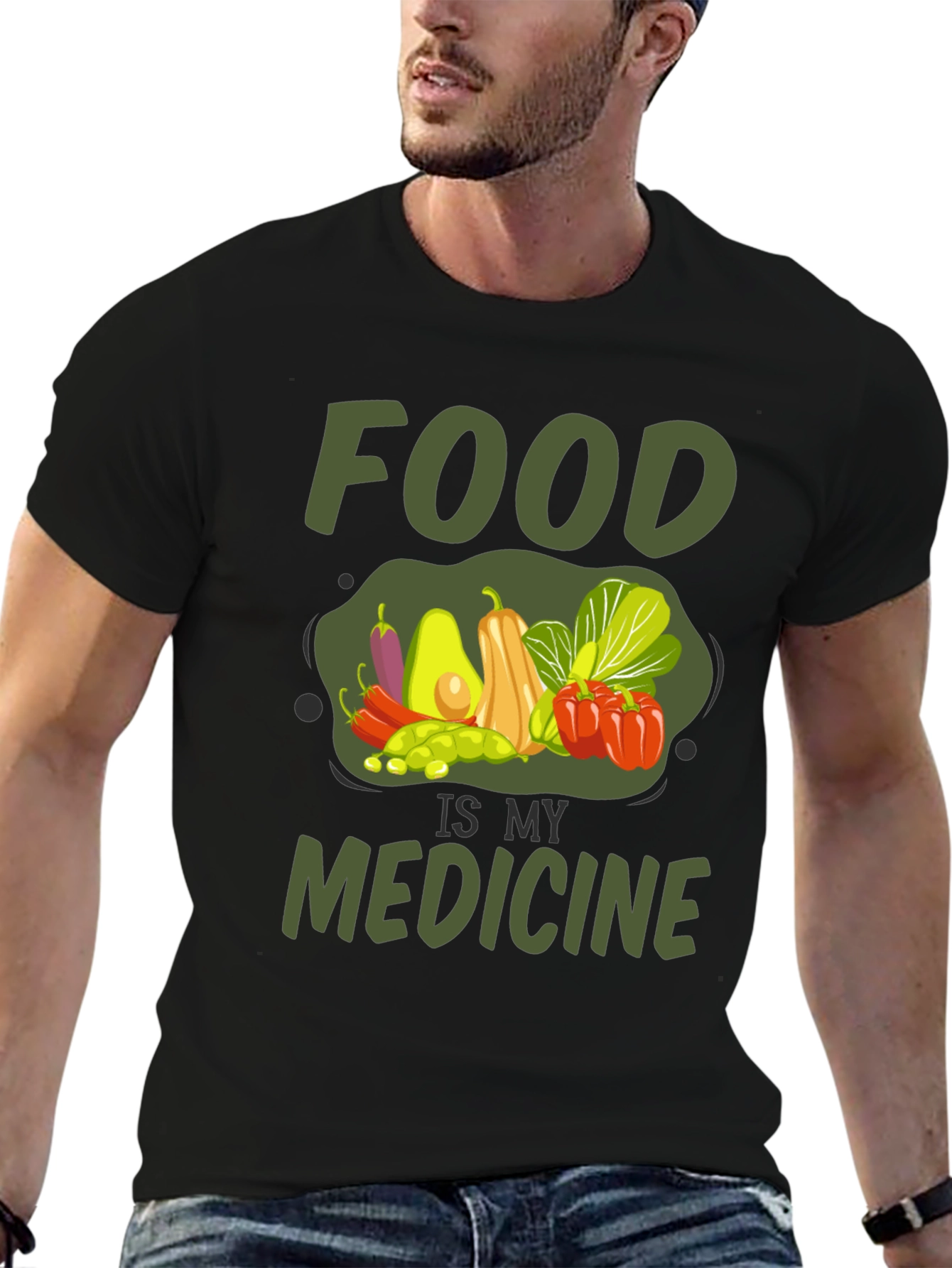 Food Is My Medicine Graphic T-Shirt