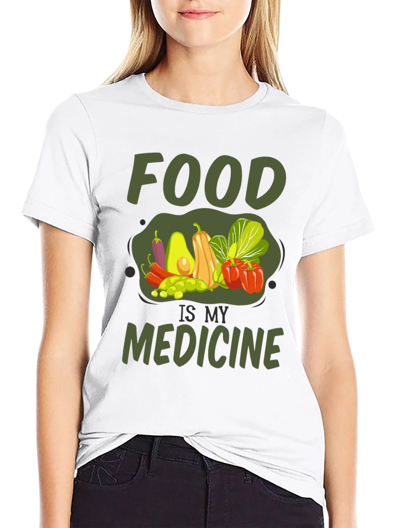 Food Is My Medicine Graphic T-Shirt