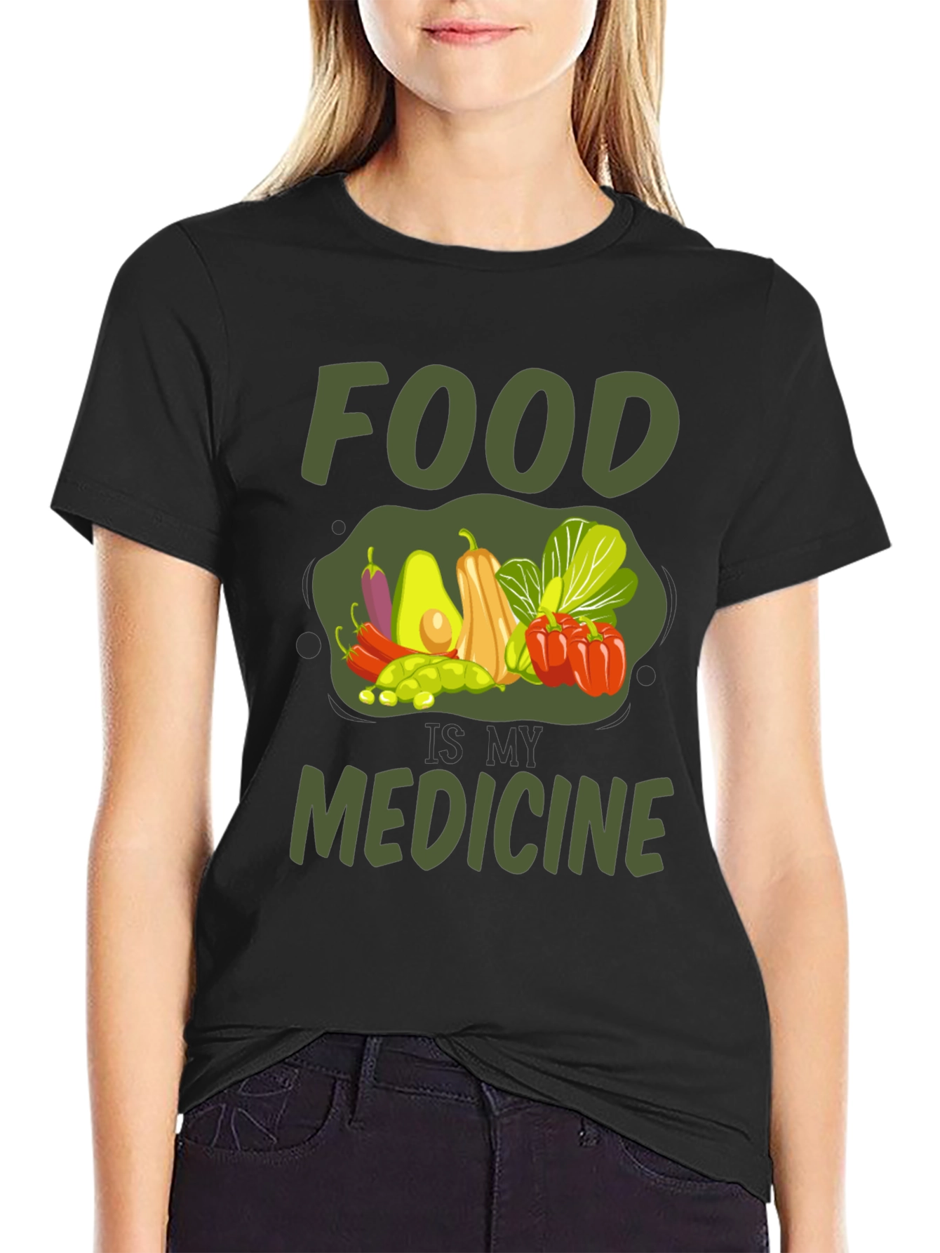 Food Is My Medicine Graphic T-Shirt