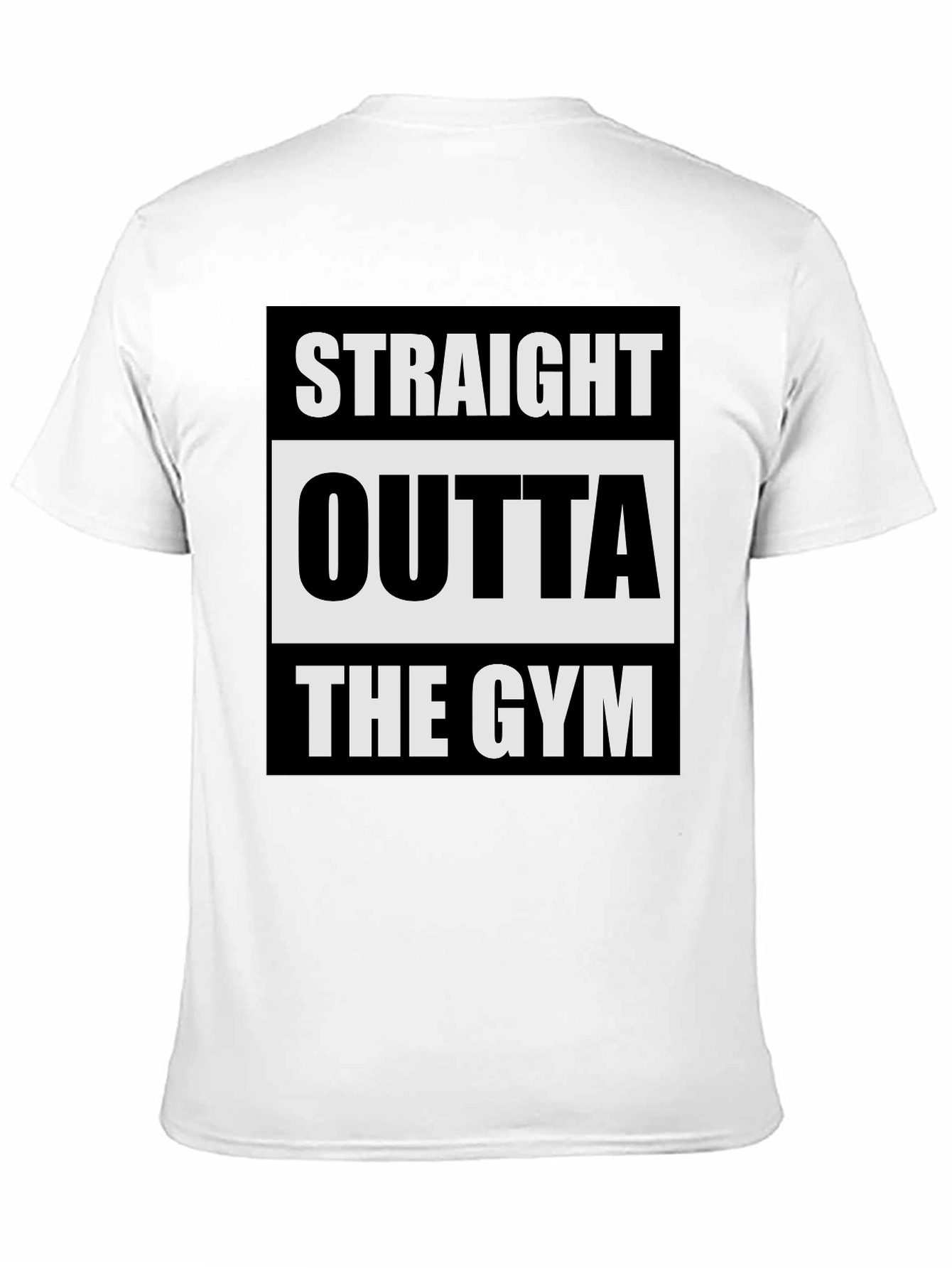 Straight Outta the Gym Black T-Shirt