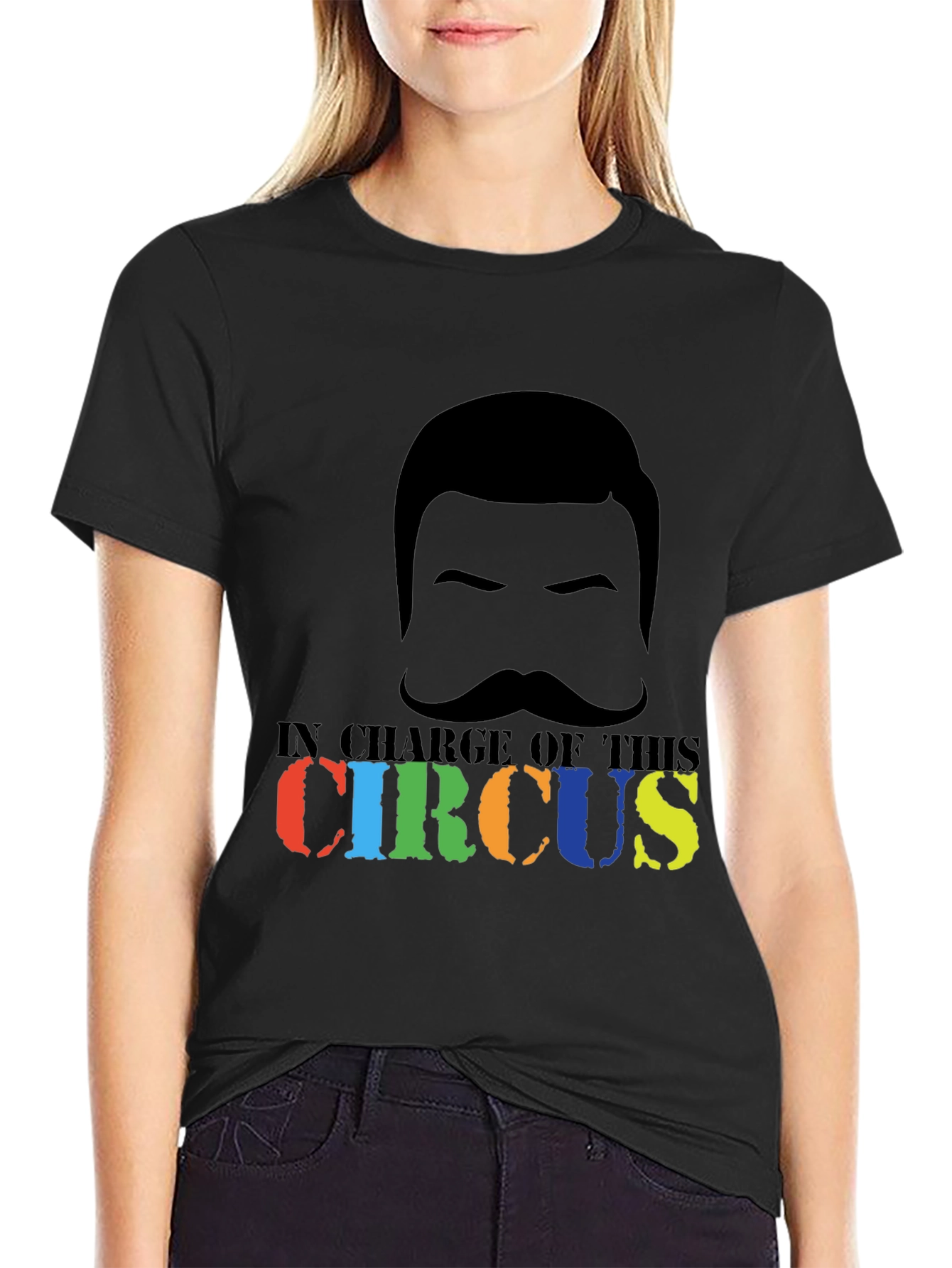 In Charge of This Circus Black T-Shirt