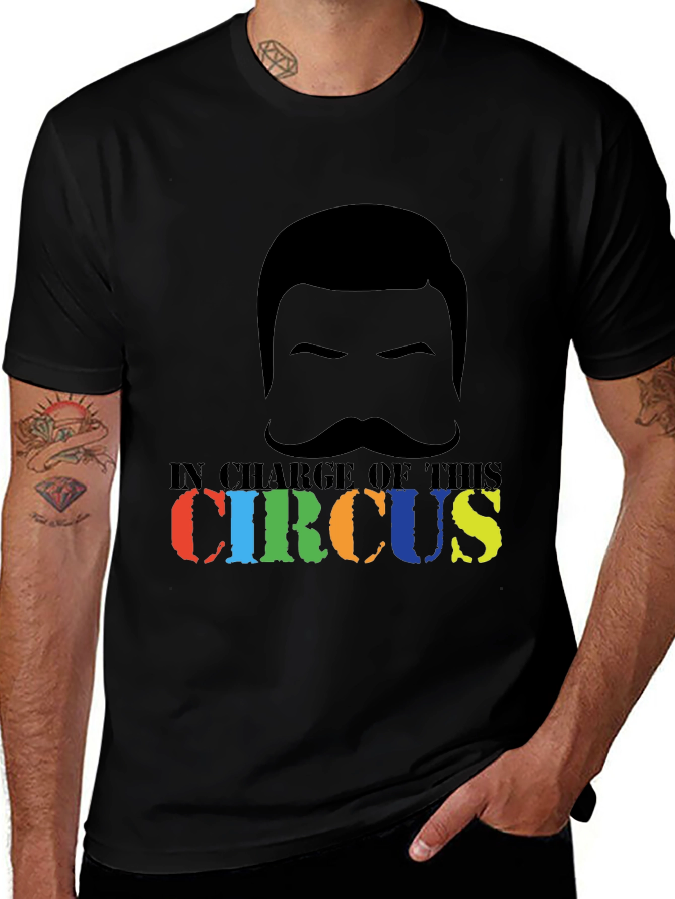 In Charge of This Circus Black T-Shirt