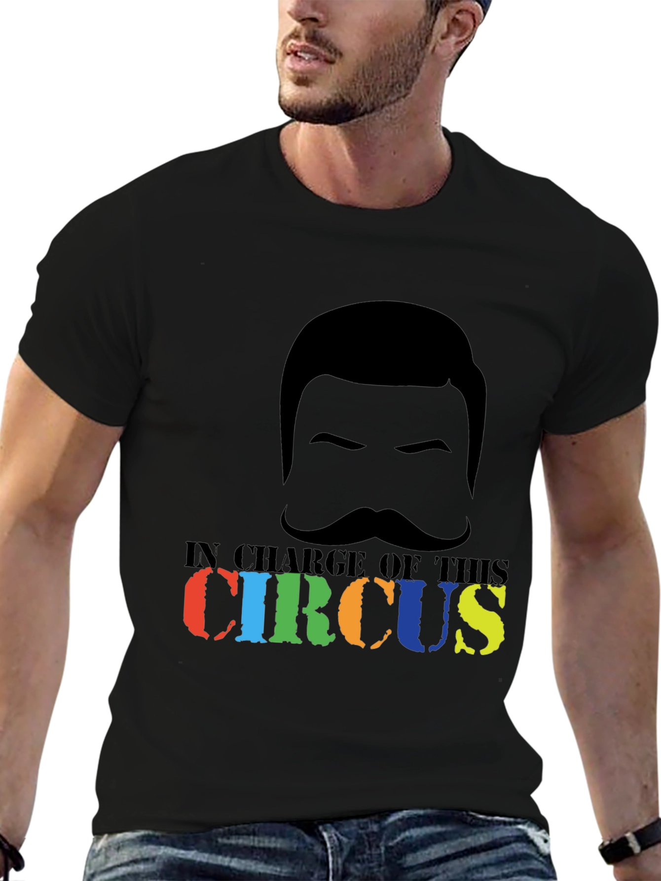 In Charge of This Circus Black T-Shirt