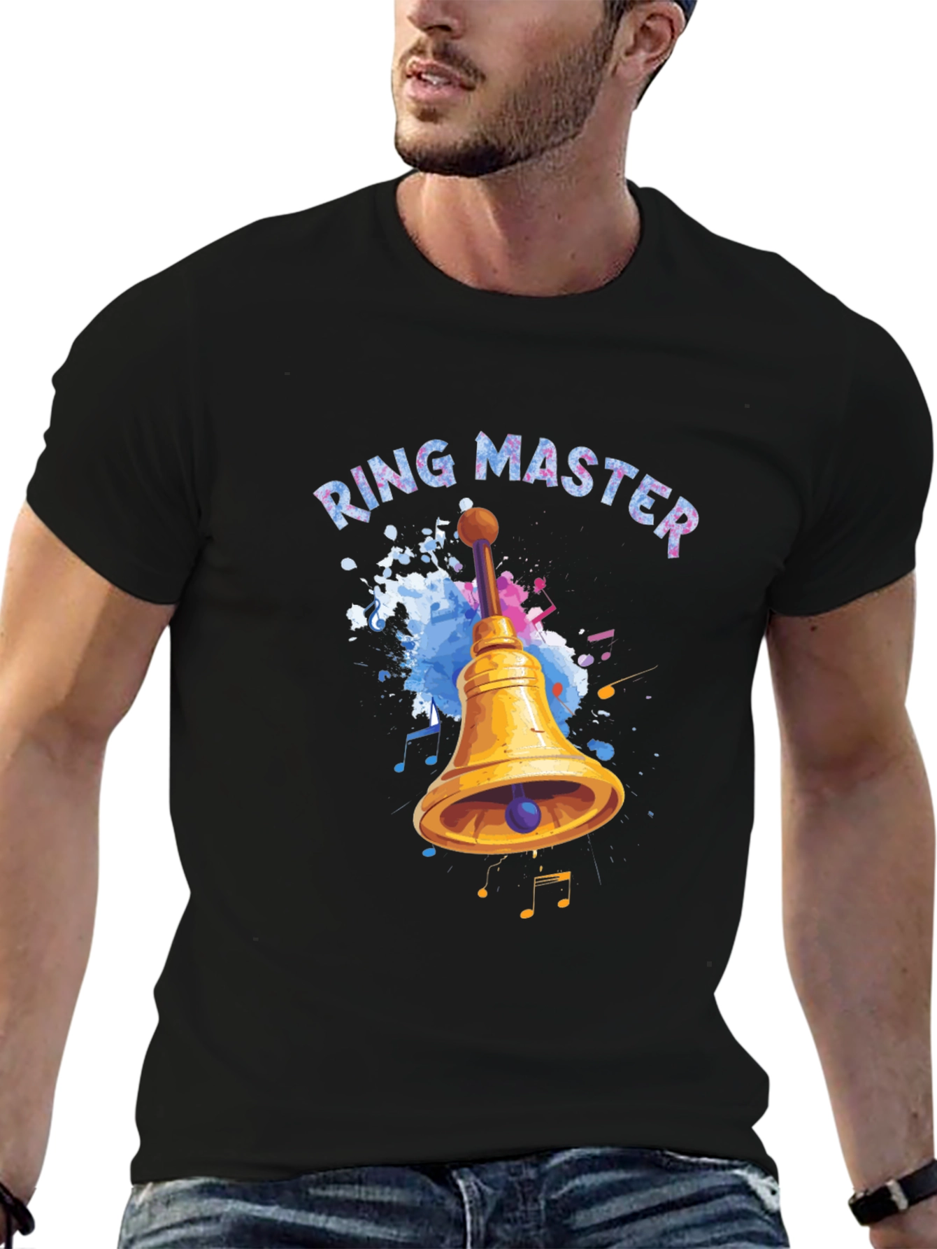 Ring Master T-Shirt - Circus Music Bell Graphic Tee