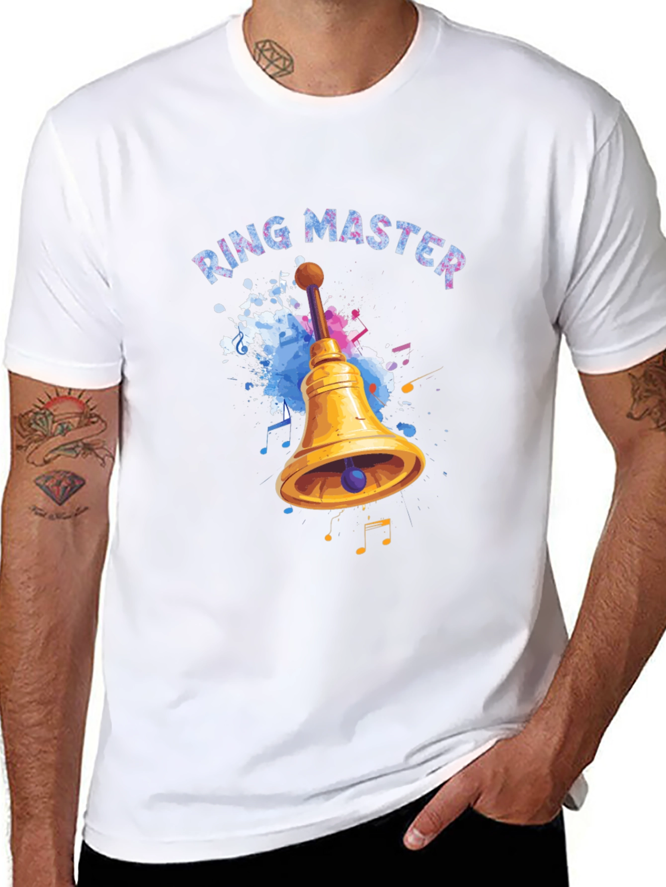 Ring Master T-Shirt - Circus Music Bell Graphic Tee