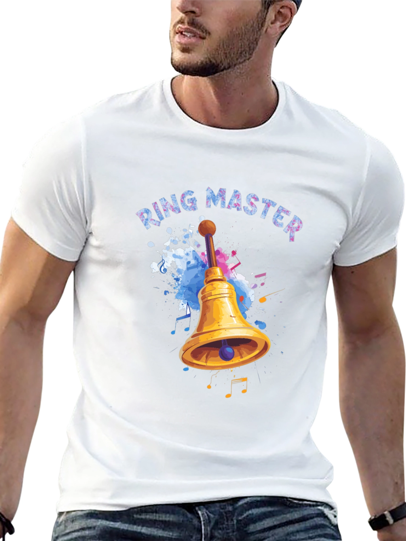 Ring Master T-Shirt - Circus Music Bell Graphic Tee
