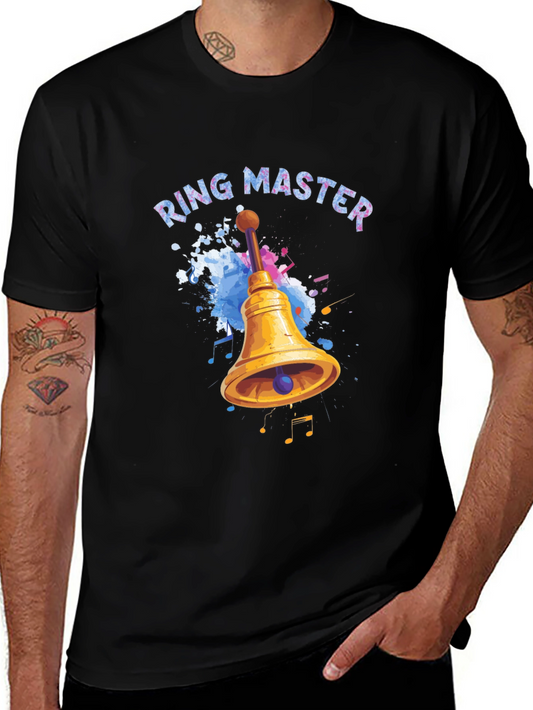 Ring Master T-Shirt - Circus Music Bell Graphic Tee