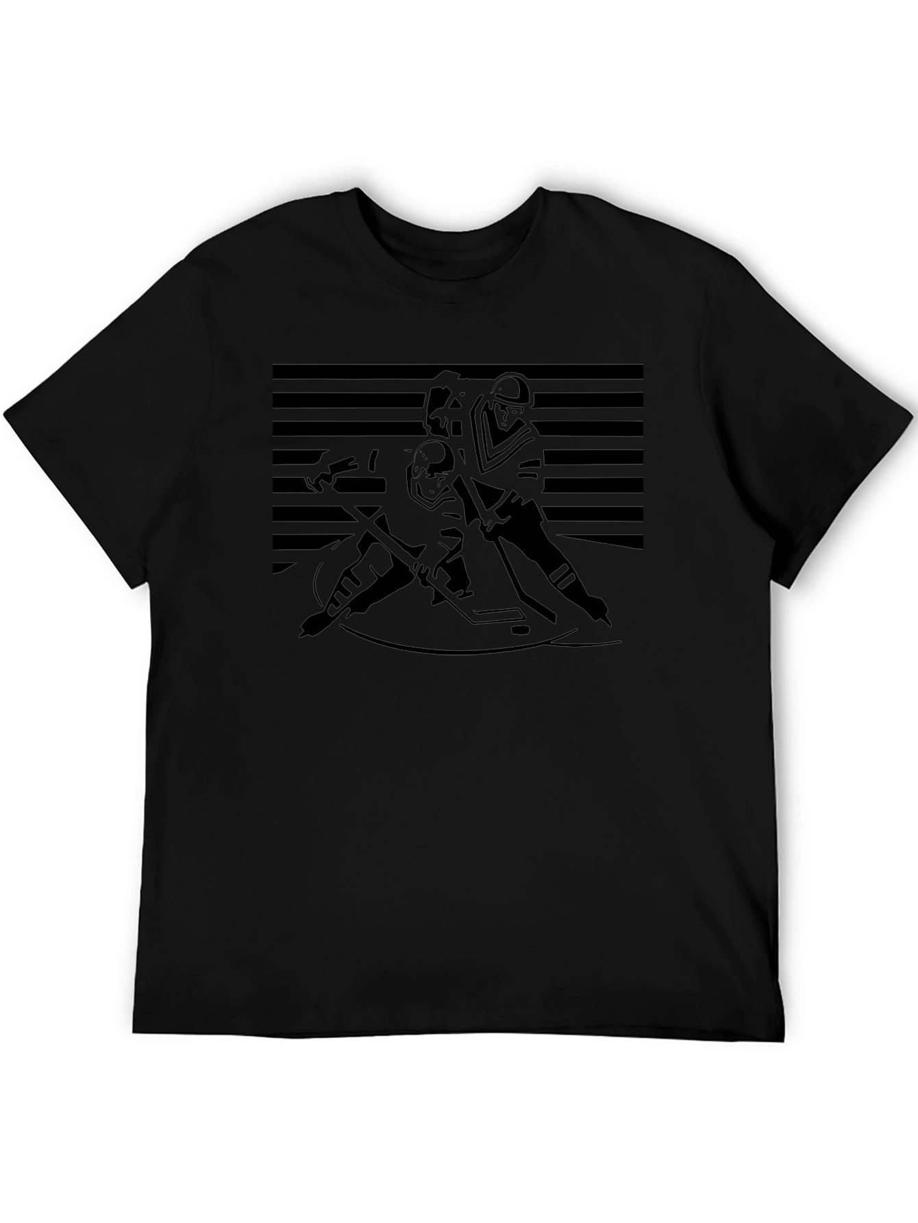 Hockey Silhouette Graphic T-Shirt