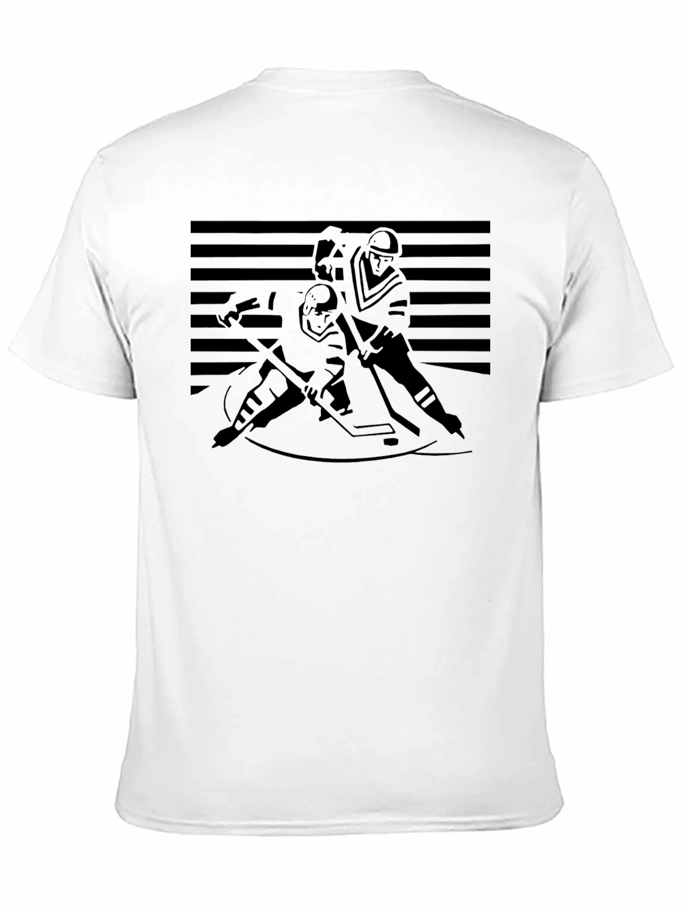 Hockey Silhouette Graphic T-Shirt