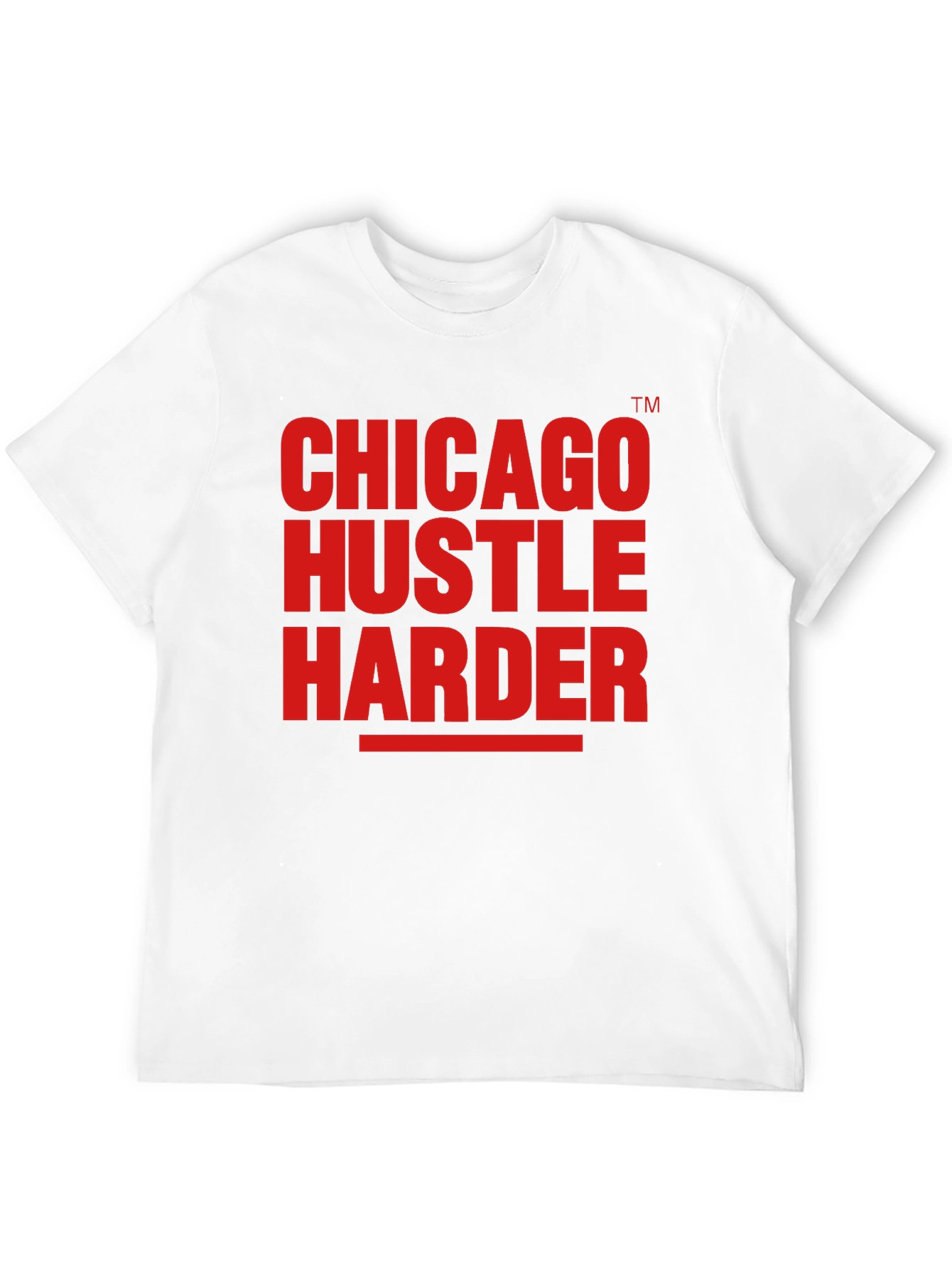 Chicago Hustle Harder Graphic T-Shirt