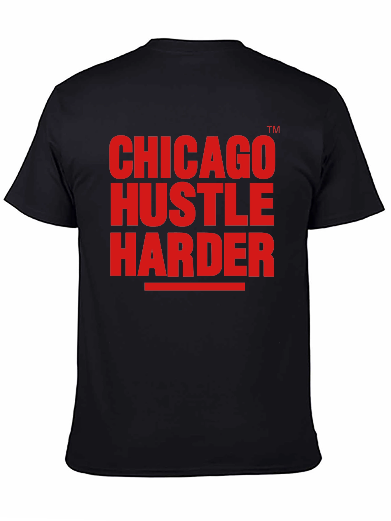 Chicago Hustle Harder Graphic T-Shirt