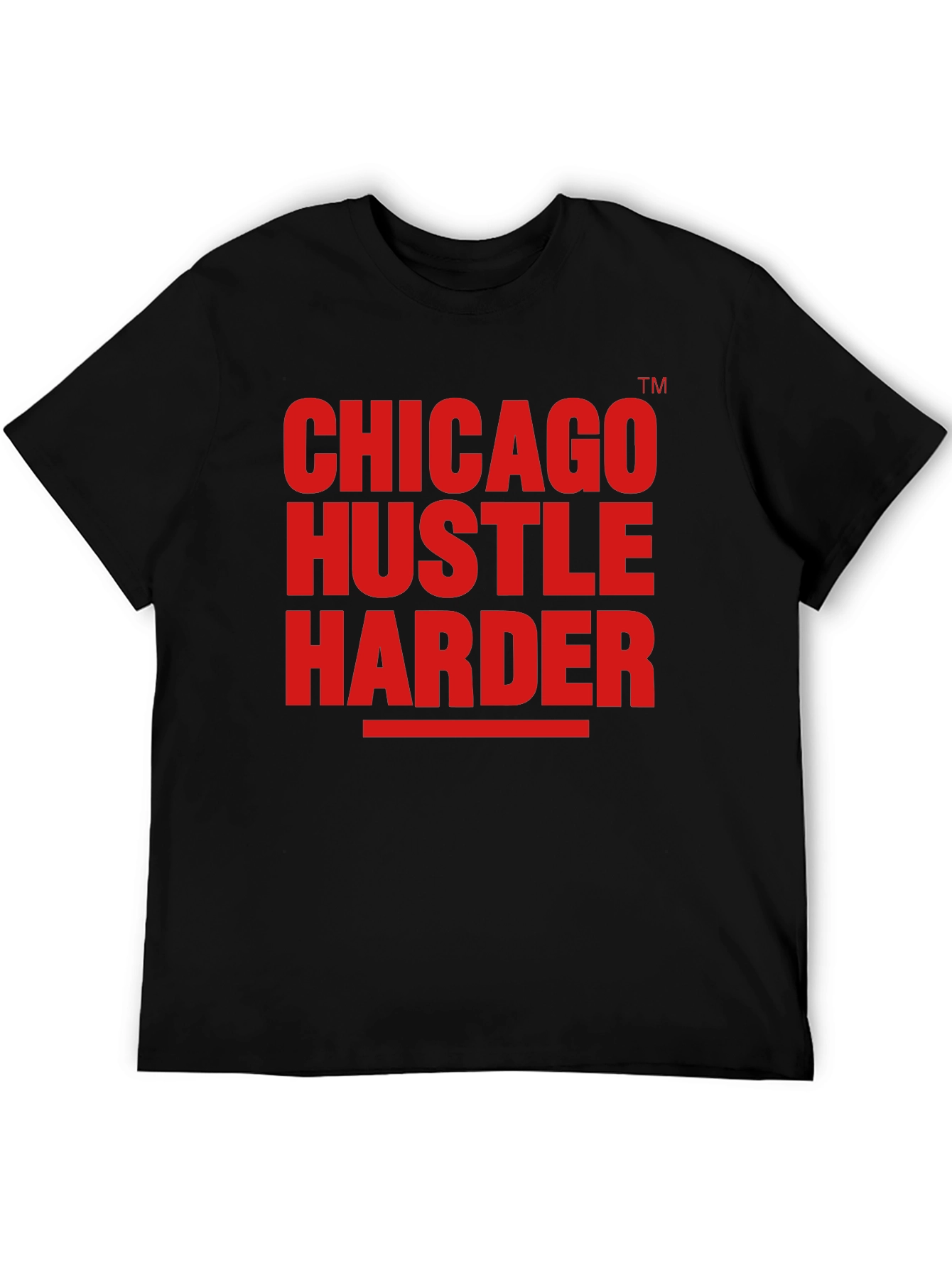 Chicago Hustle Harder Graphic T-Shirt