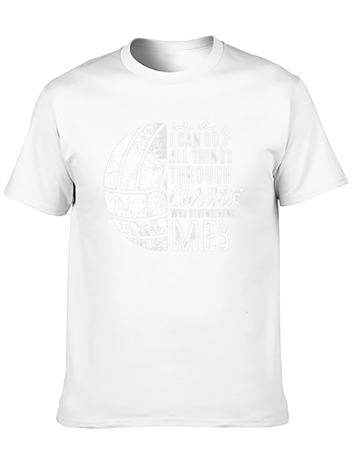 Volleyball Christian T-Shirt: I Can Do All Things