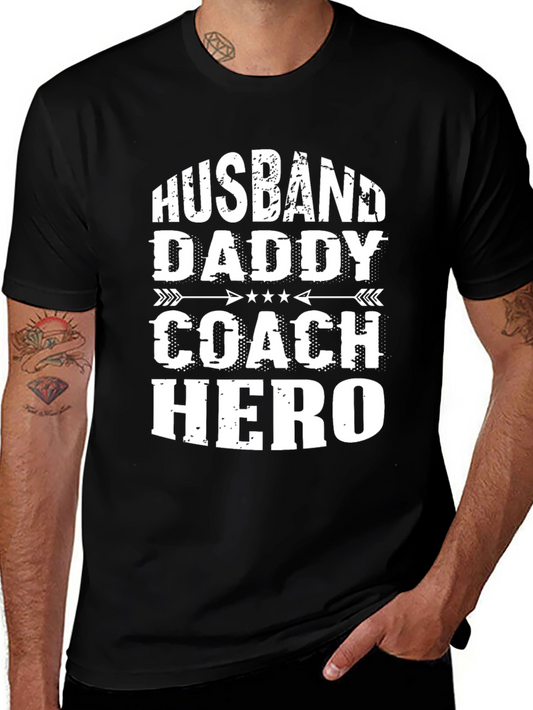 Husband Daddy Coach Hero T-Shirt