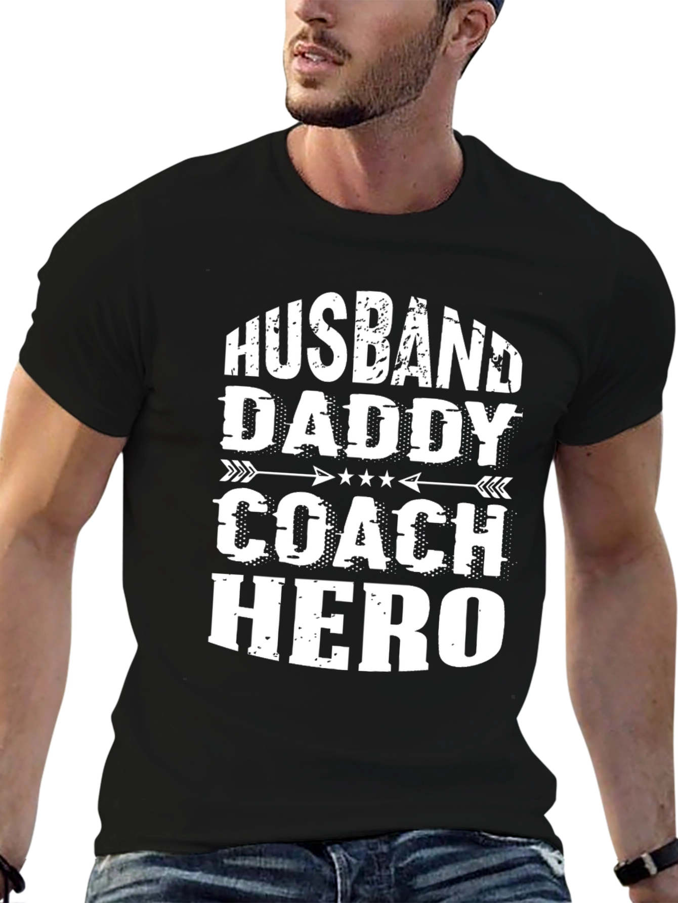 Husband Daddy Coach Hero T-Shirt