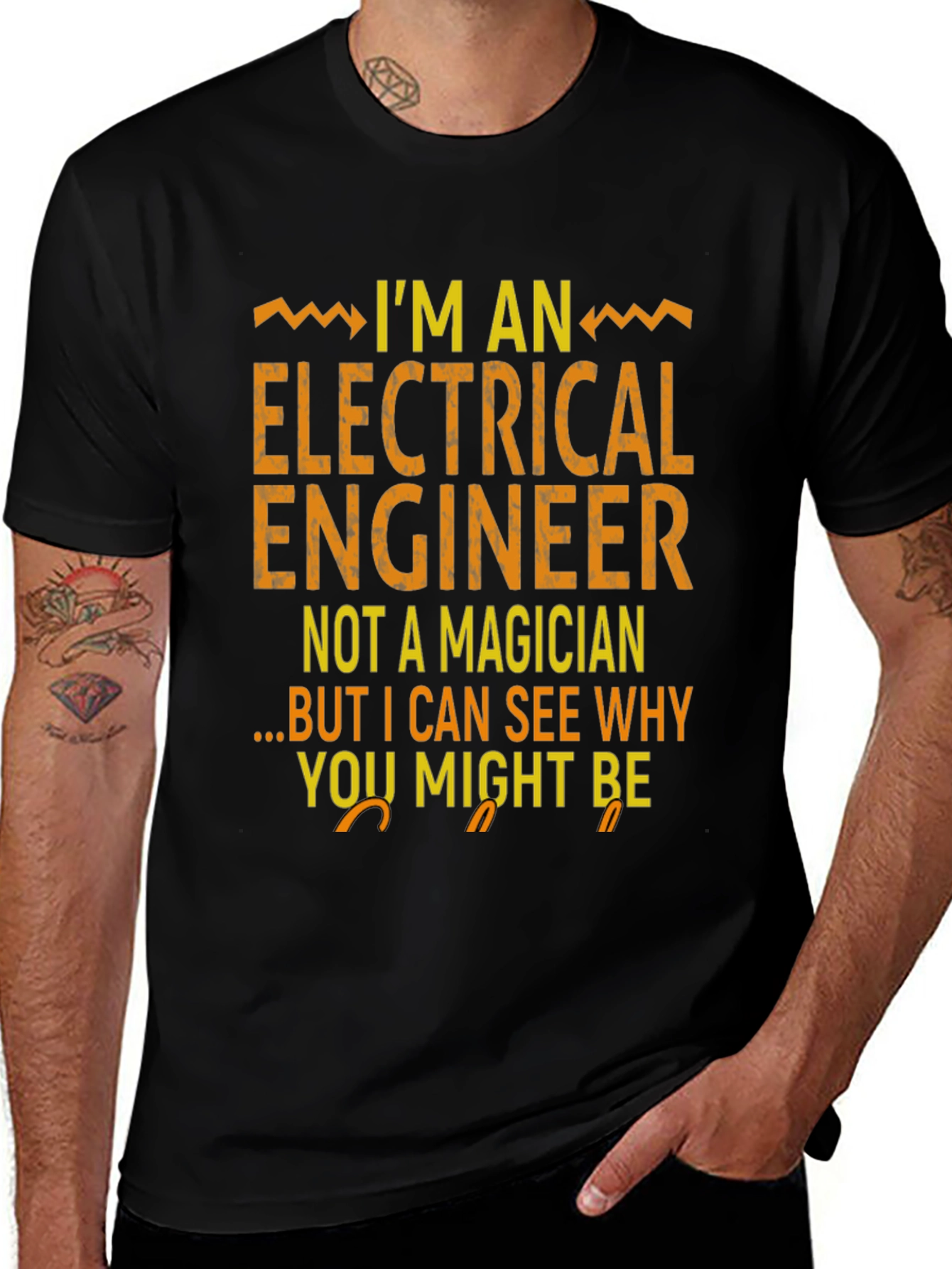 Electrical Engineer T-Shirt - Funny Gift for Electricians