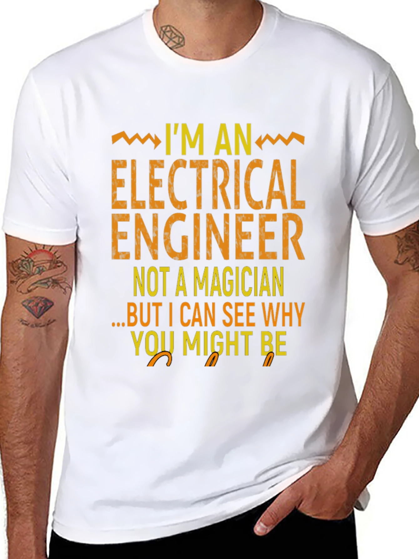 Electrical Engineer T-Shirt - Funny Gift for Electricians
