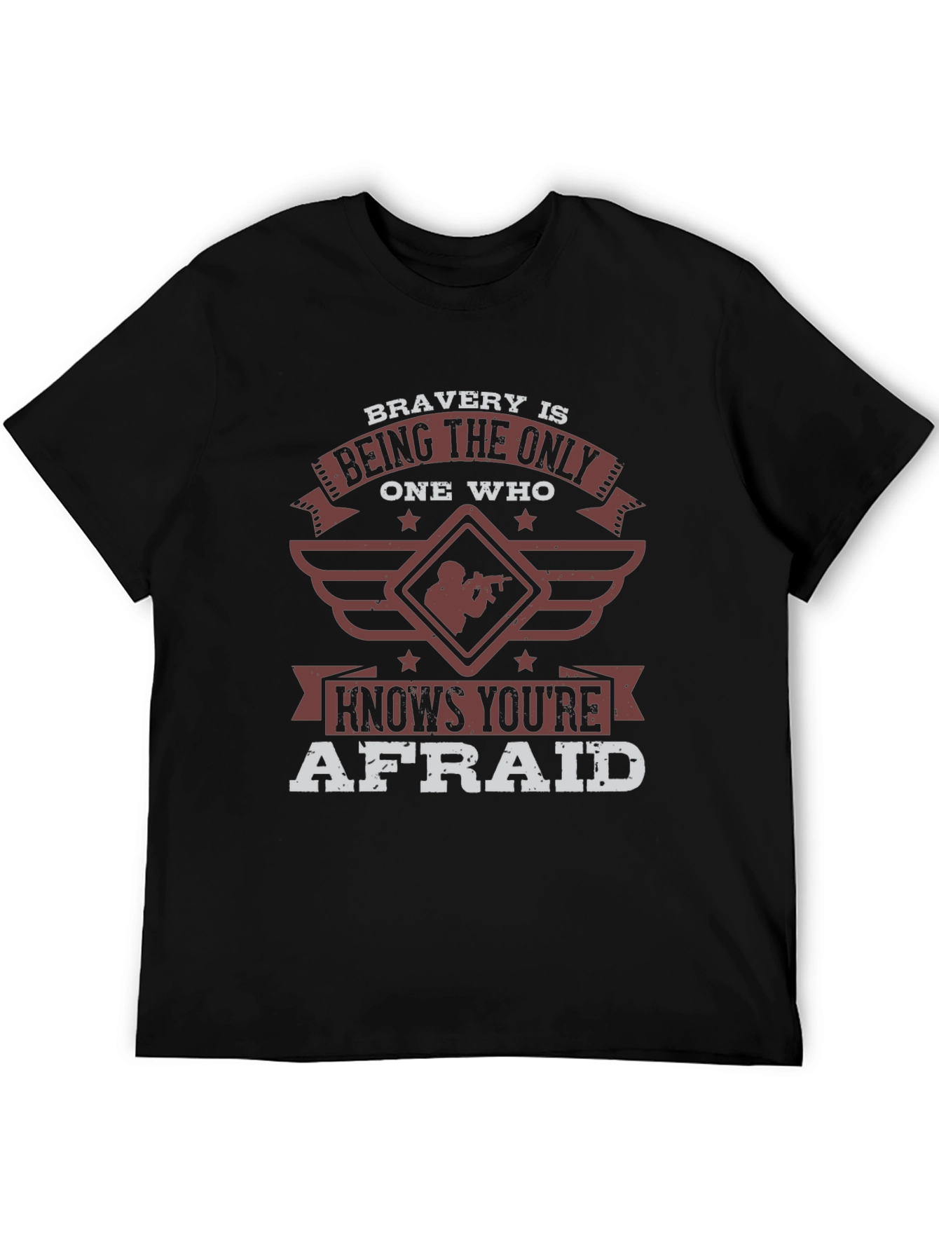 Bravery Shirt: Military-Themed Graphic Tee