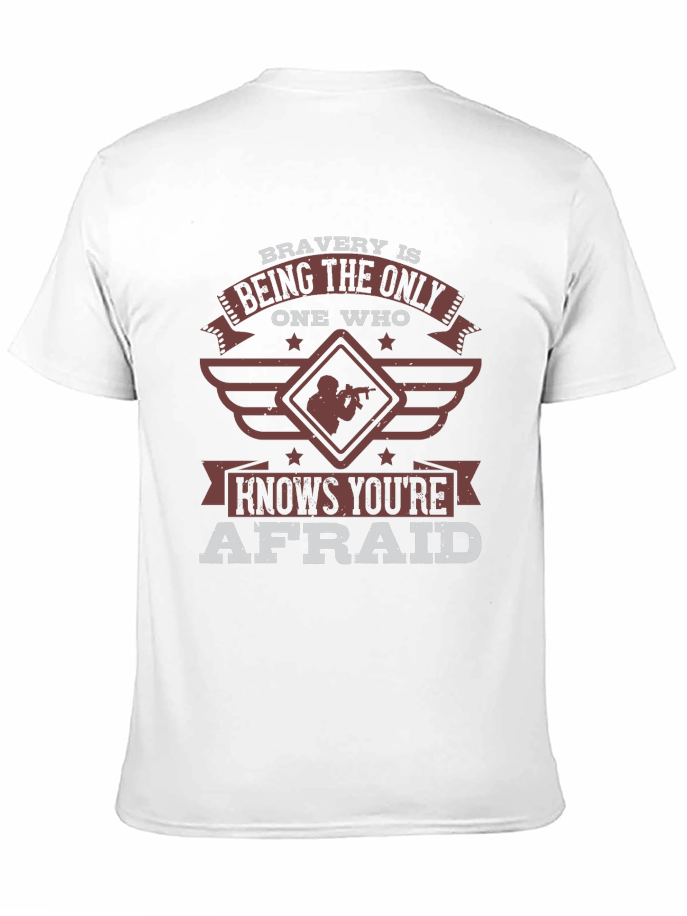 Bravery Shirt: Military-Themed Graphic Tee