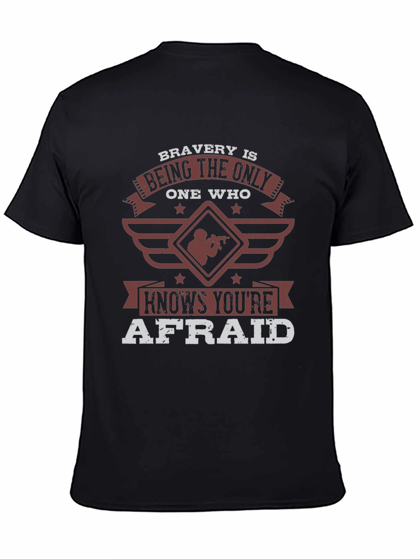 Bravery Shirt: Military-Themed Graphic Tee