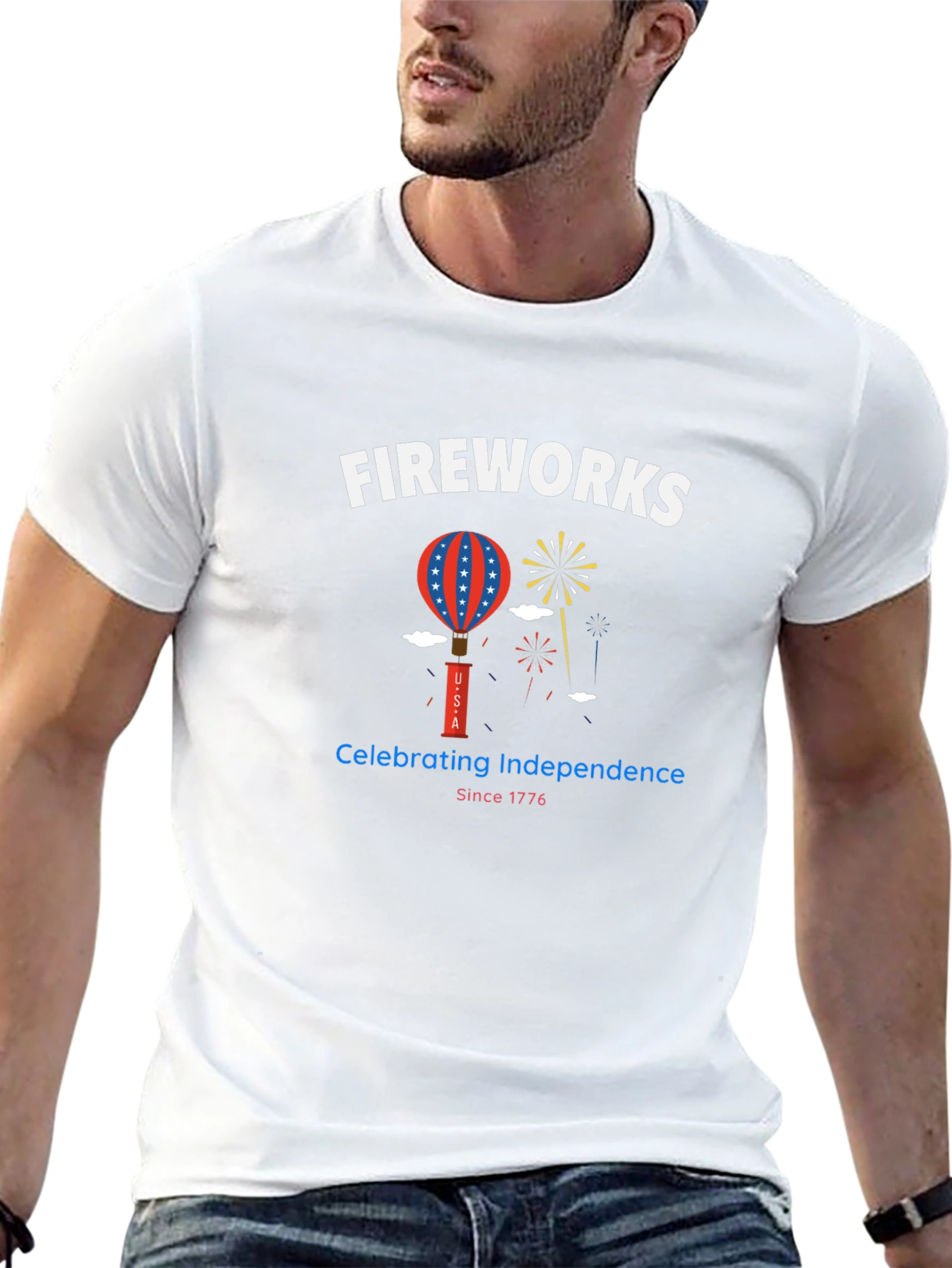 Fireworks Independence Day Tee